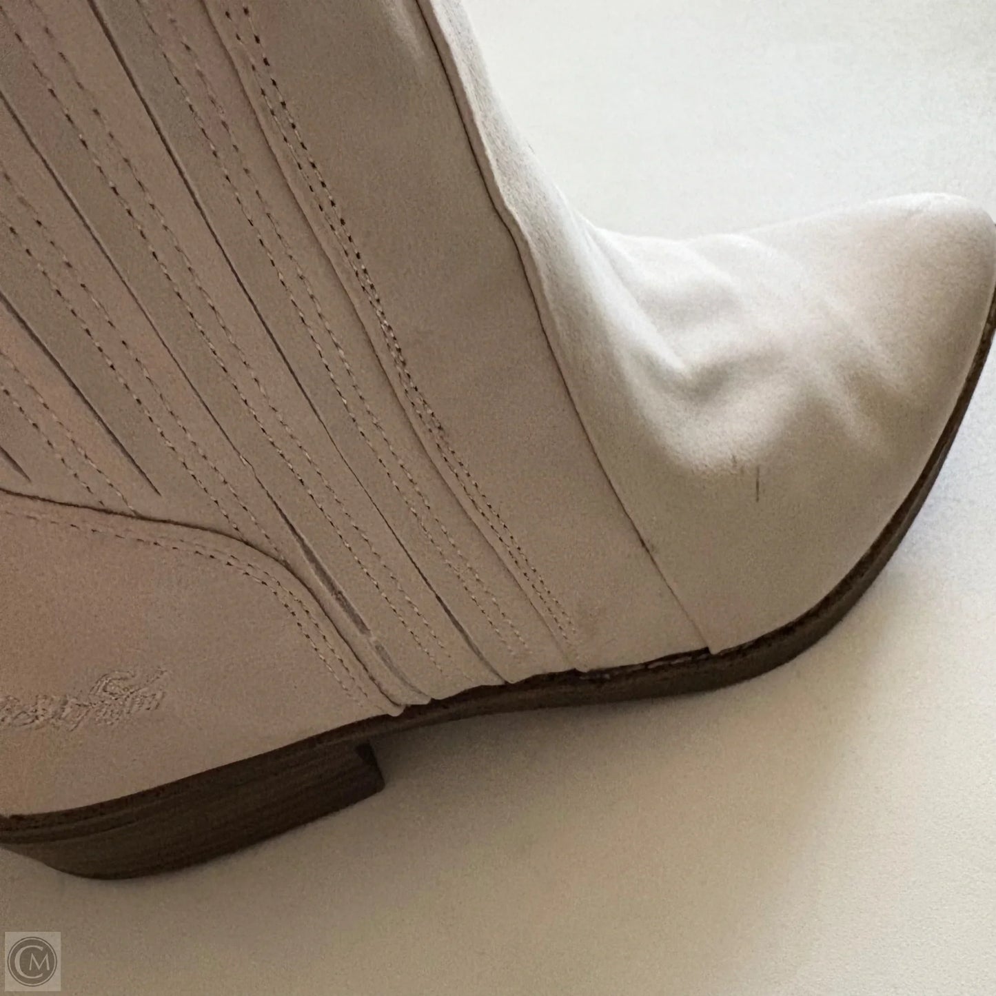 Boots Ankle Heels By Blowfish In Cream, Size: 10