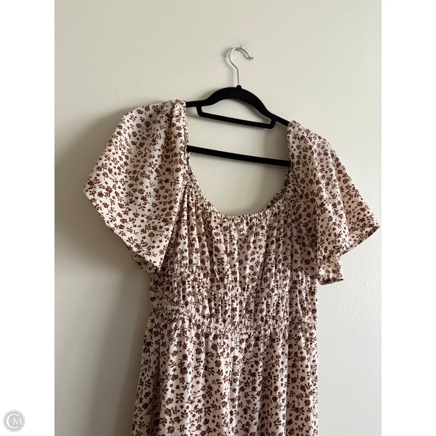 Dress Casual Maxi By Blush In Cream, Size: Xl