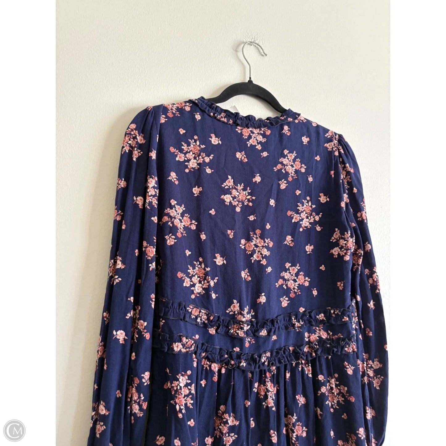 Dress Casual Midi By Altard State In Navy, Size: S