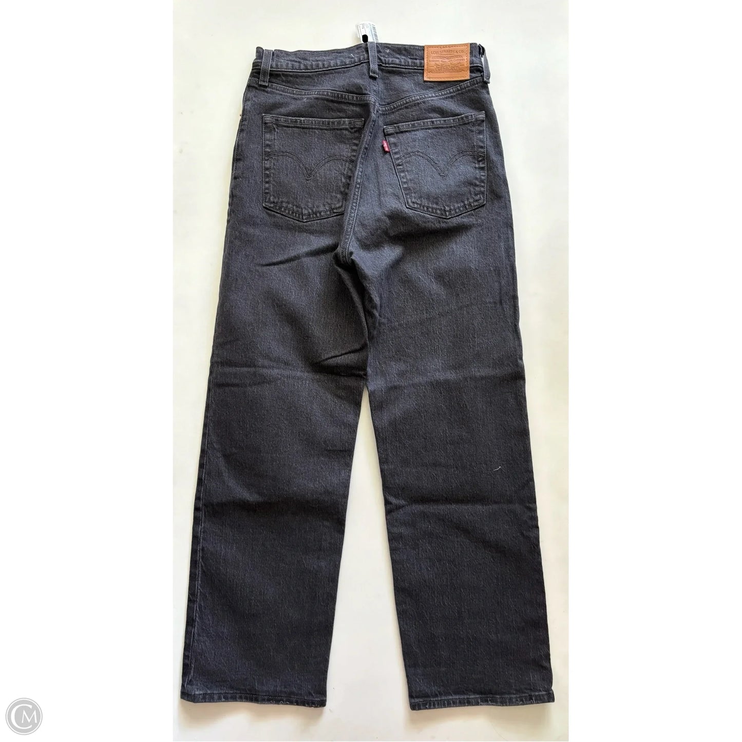 Jeans Straight By Levis In Black, Size: 4