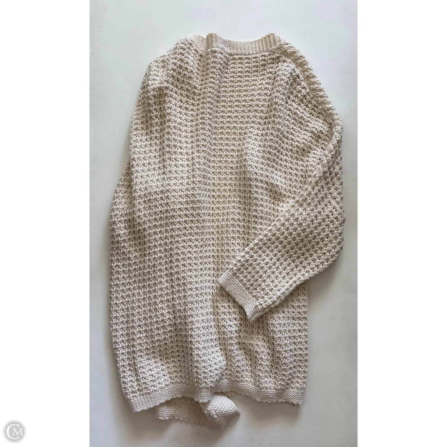 Sweater Cardigan By Cmc In Cream, Size: S