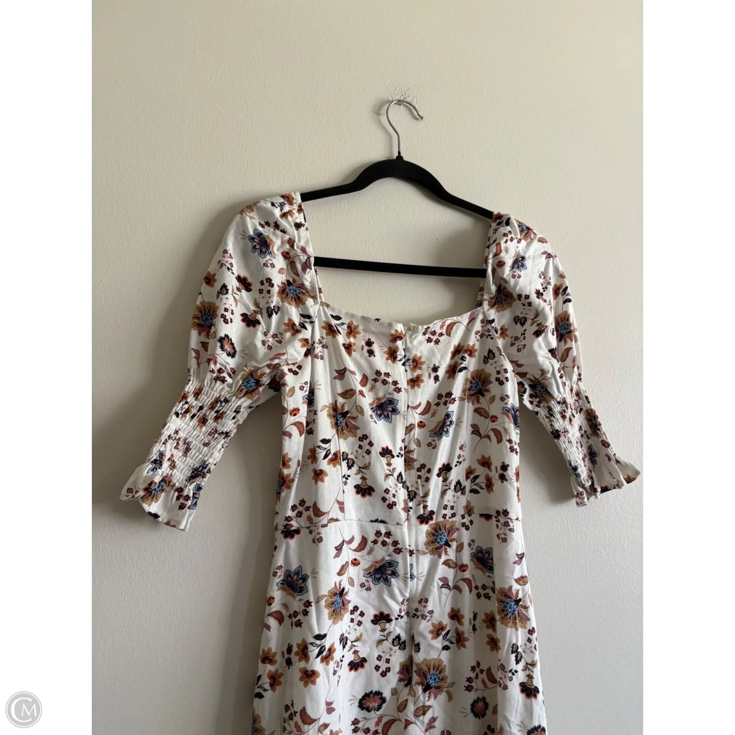 Dress Casual Maxi By Audrey In Floral Print, Size: M