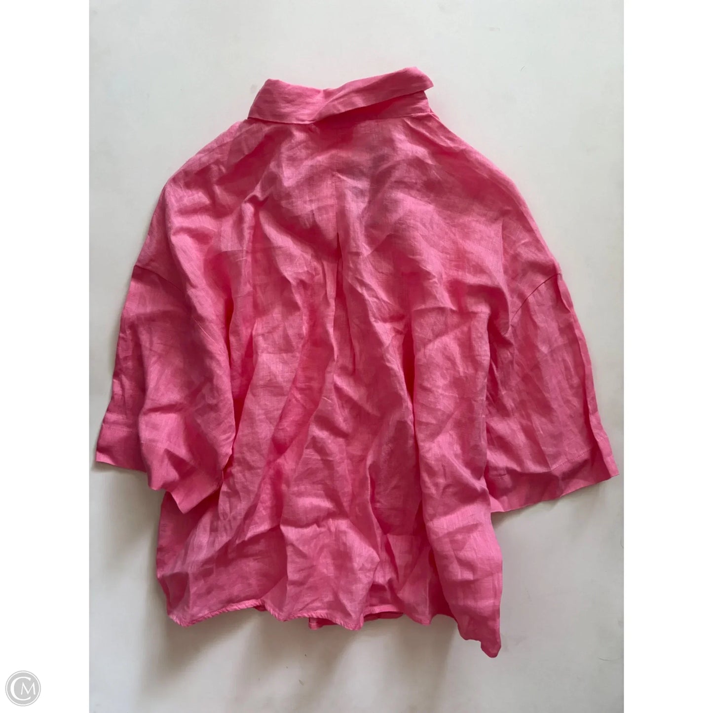 Top Short Sleeve By H&m In Pink, Size: S
