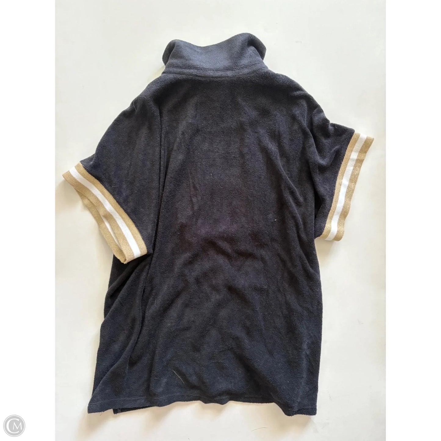 Top 2pc Short Sleeve By Cma In Black, Size: Xs