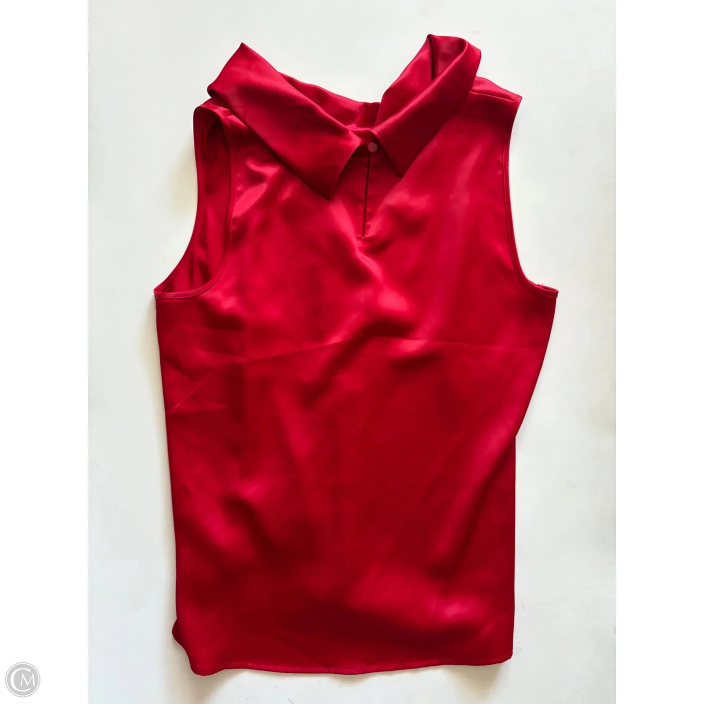 Blouse Sleeveless By Worthington In Red, Size: M