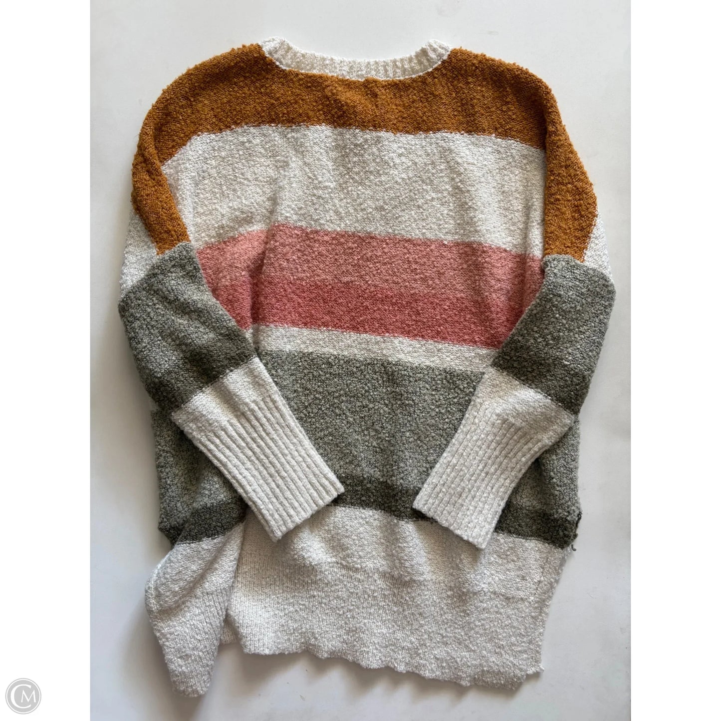 Sweater By Wonderly In Striped Pattern, Size: M