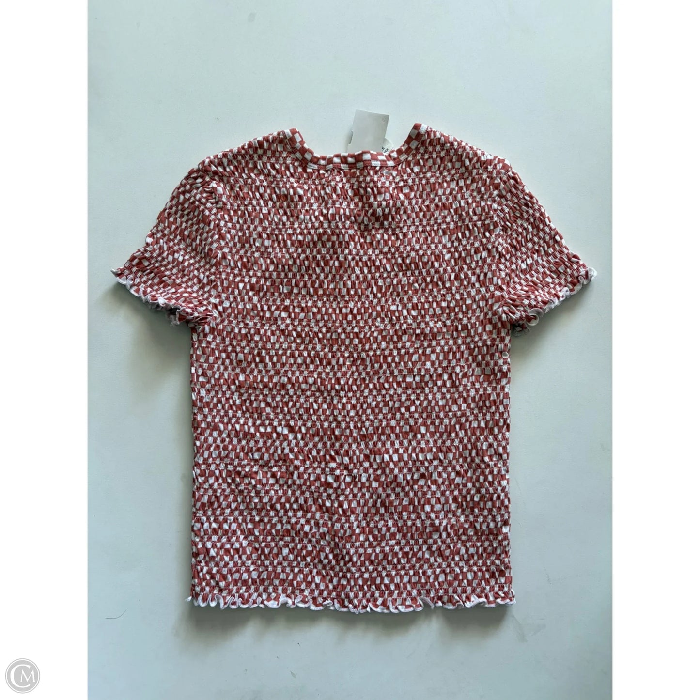 Top Short Sleeve By American Eagle In Orange, Size: Xs