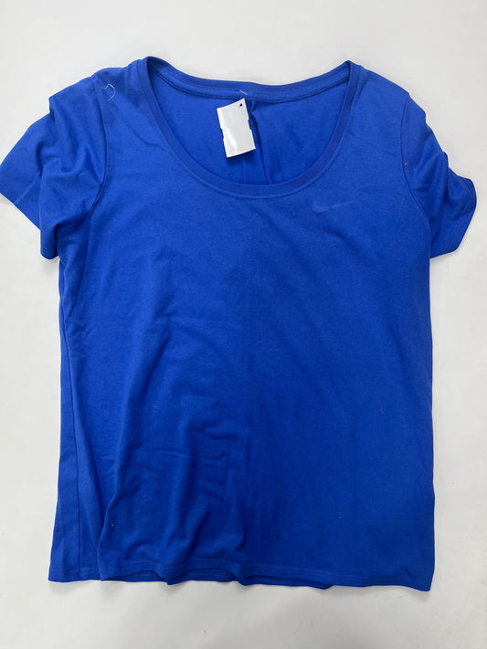 Athletic Top Short Sleeve By Nike  Size: Large