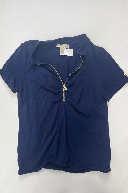 Blouse Short Sleeve By Michael Kors O  Size: L