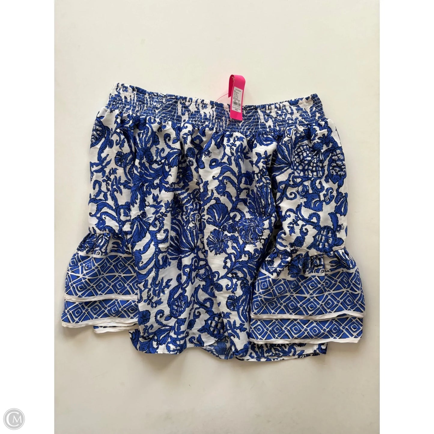 Top Long Sleeve Designer By Lilly Pulitzer In Blue, Size: Xs