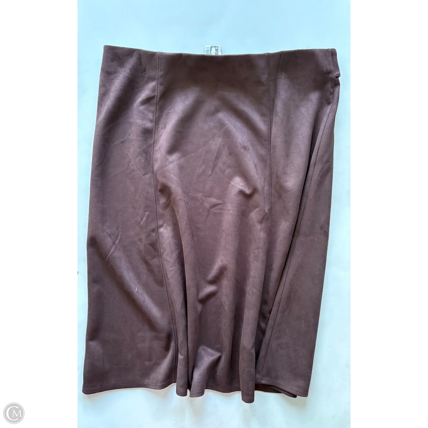 Skirt Midi By New York And Co In Brown, Size: Xl
