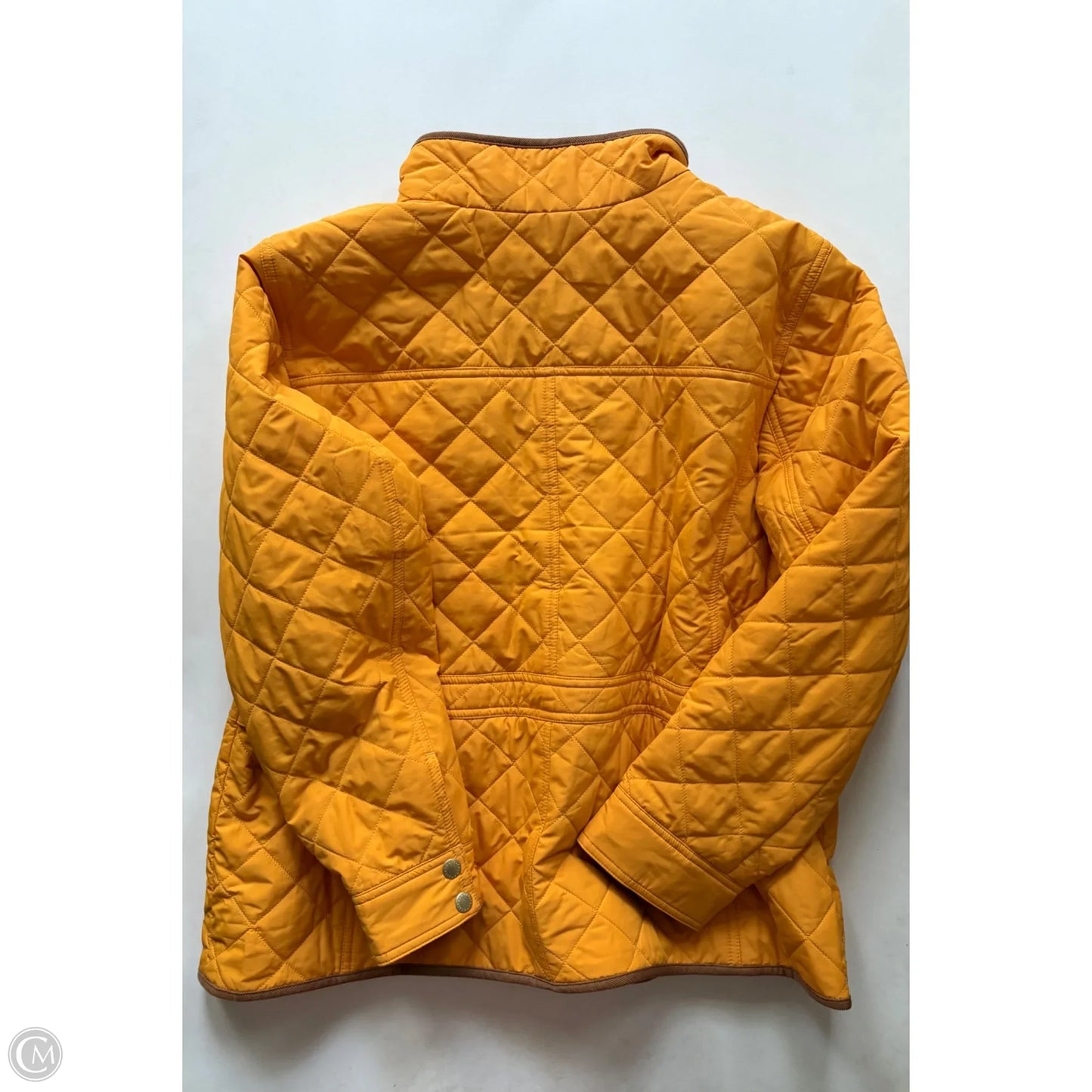 Jacket Puffer & Quilted By Talbots In Yellow, Size: Xlp