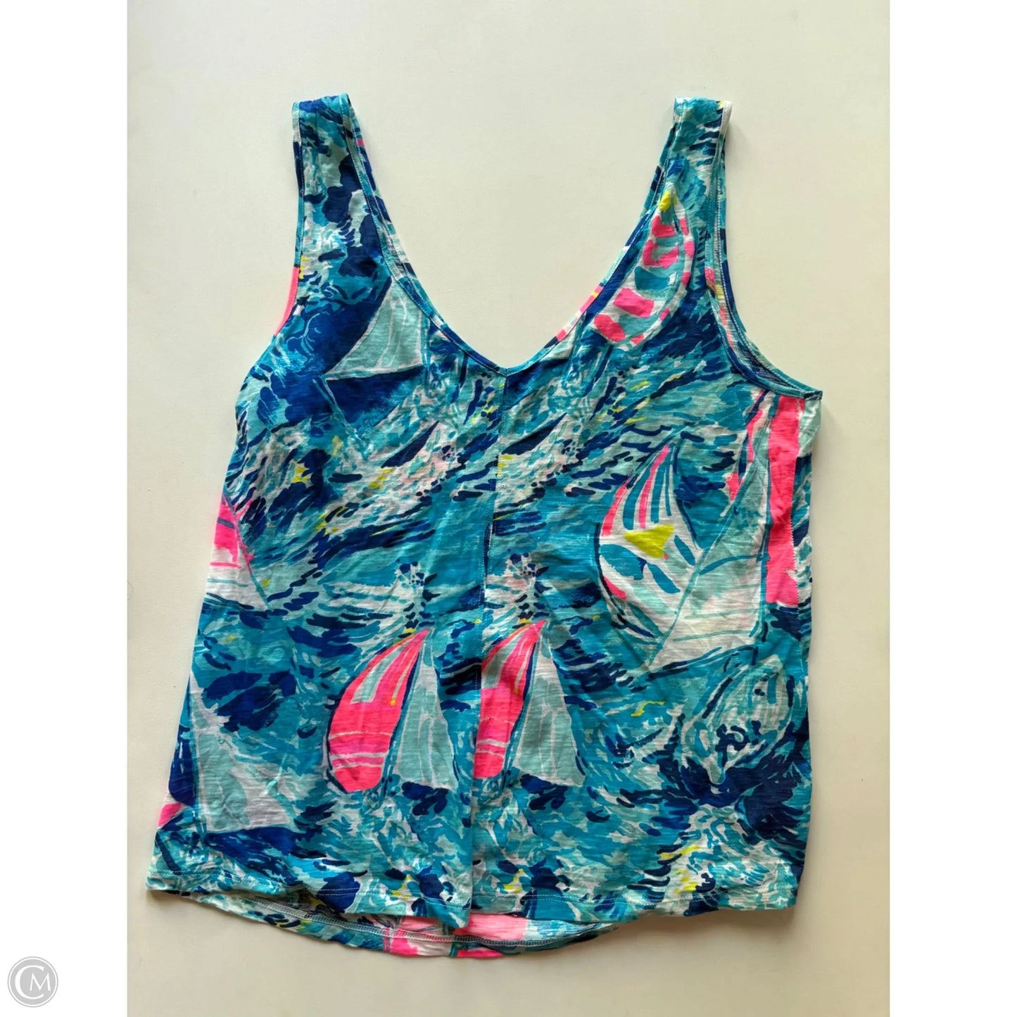 Top Sleeveless Designer By Lilly Pulitzer In Multi-colored, Size: M