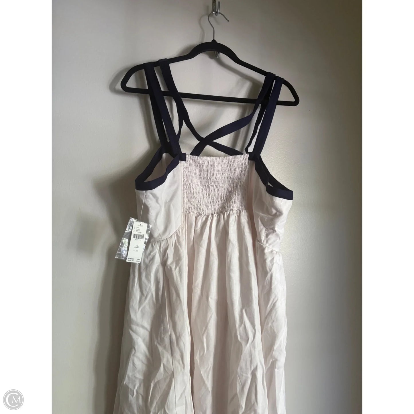 Dress Casual Midi By Maeve In White, Size: 16