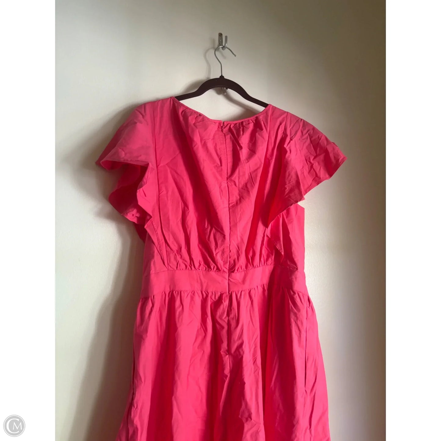 Dress Casual Midi By Ann Taylor In Pink, Size: 16