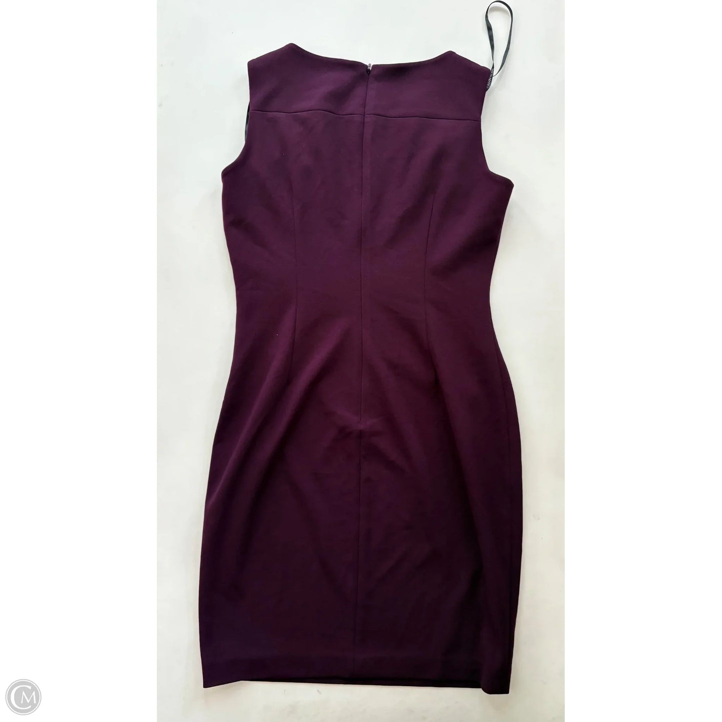 Dress Casual Midi By Calvin Klein In Purple, Size: 10p