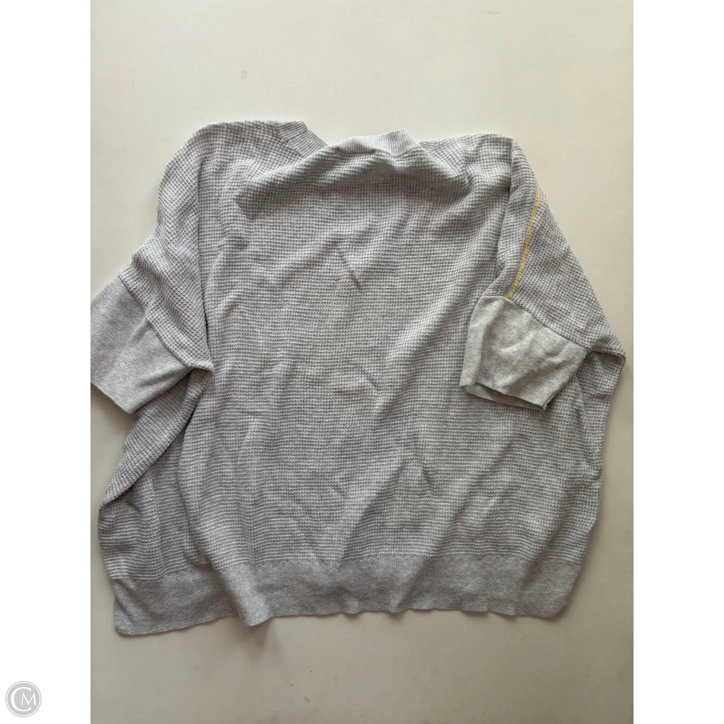 Blouse Short Sleeve By Lilla P In Grey, Size: M