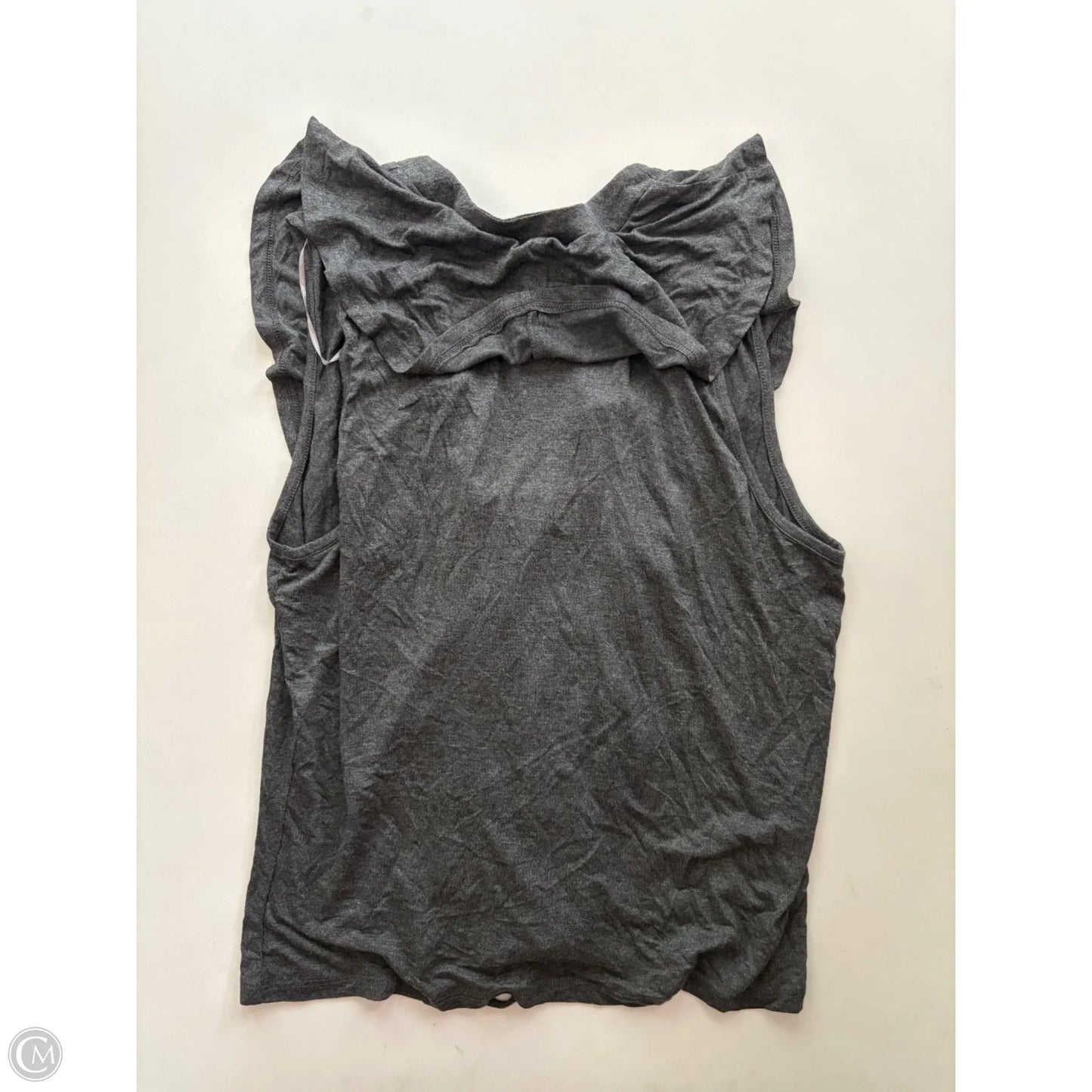Blouse Sleeveless By belle du jour In Grey, Size: Xl