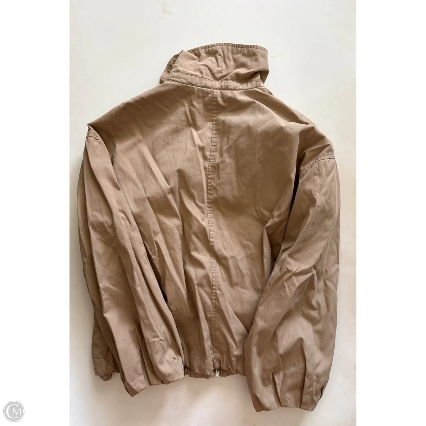 Jacket Moto By Old Navy In Tan, Size: M