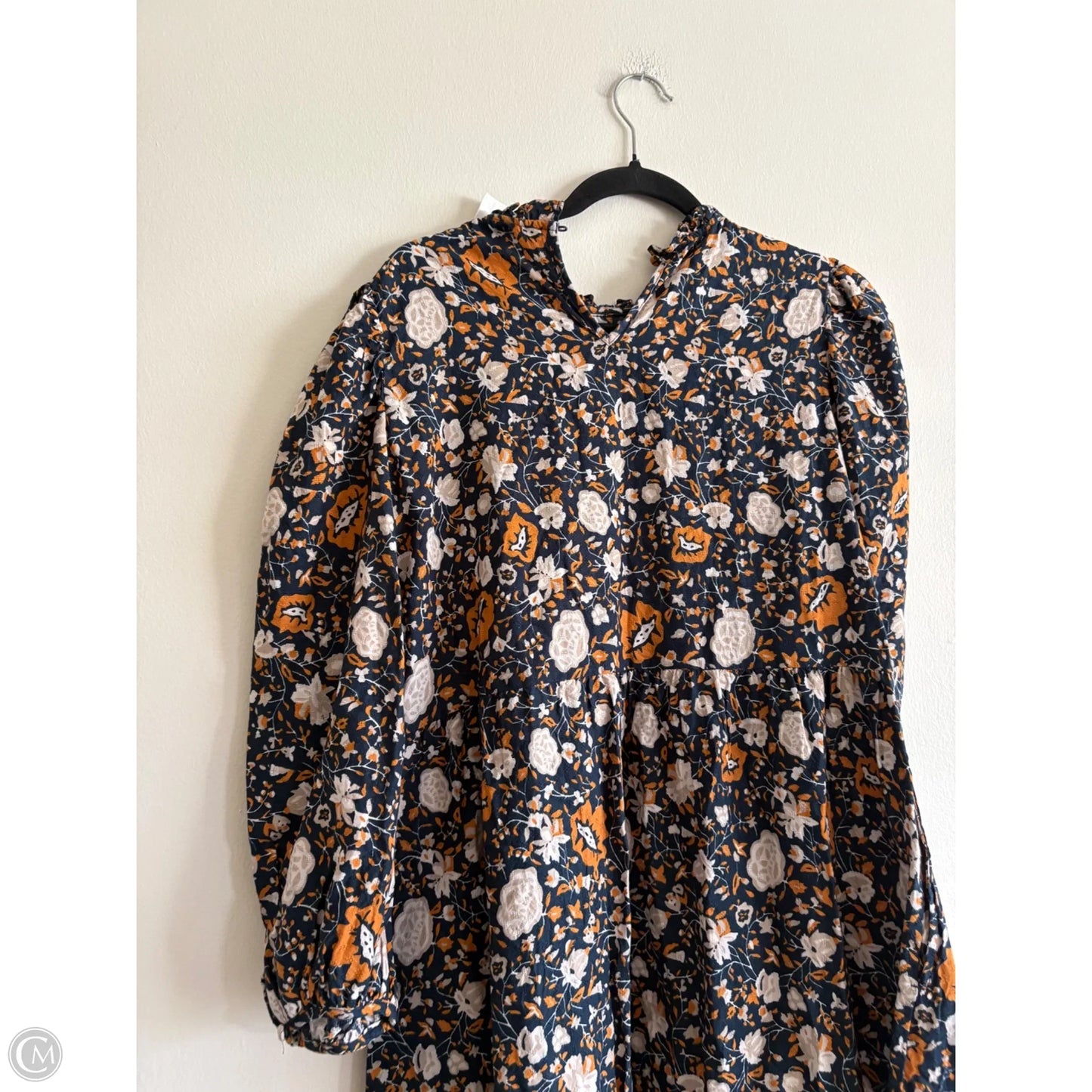 Dress Casual Midi By Universal Thread In Floral Print, Size: M