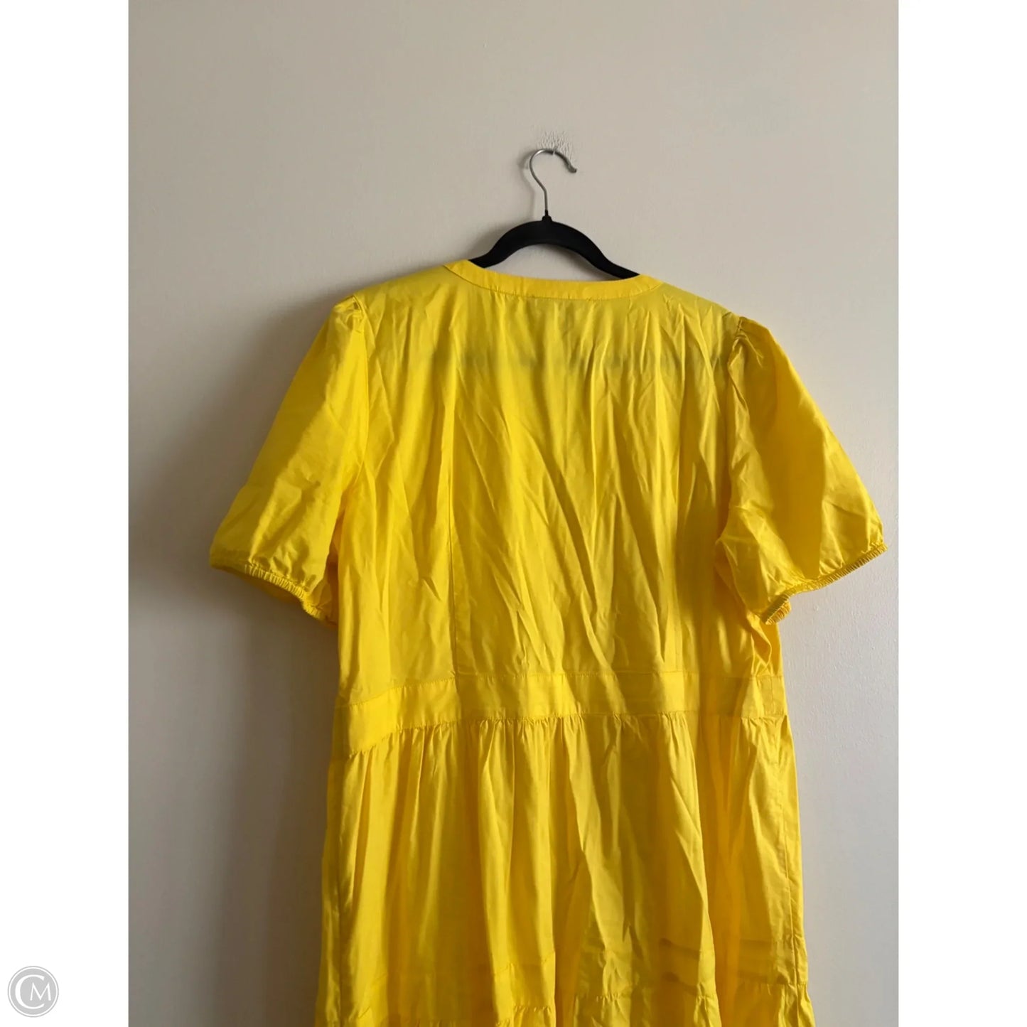 Dress Casual Maxi By Loft In Yellow, Size: 18