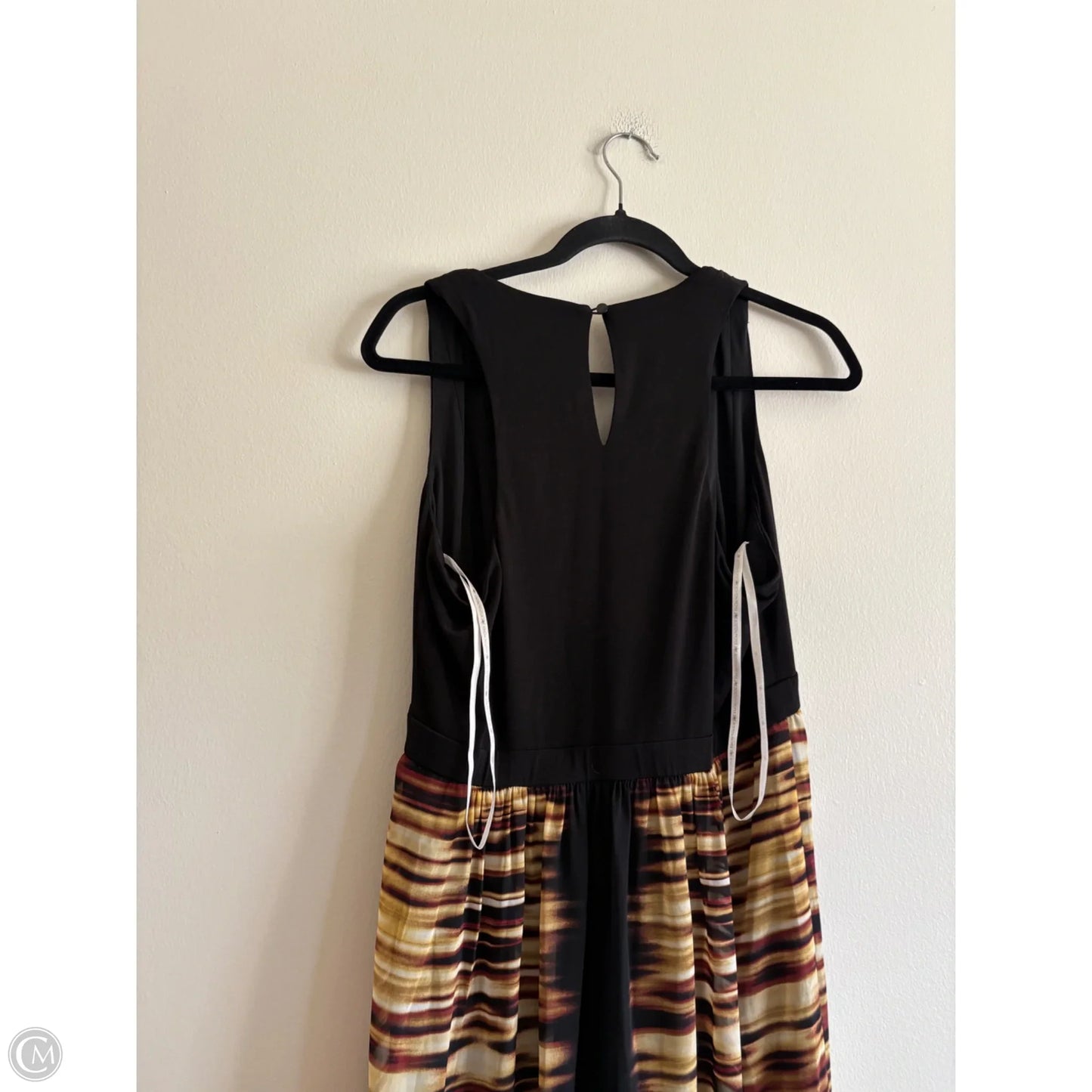 Dress Casual Maxi By Boston Proper In Black & Brown, Size: M