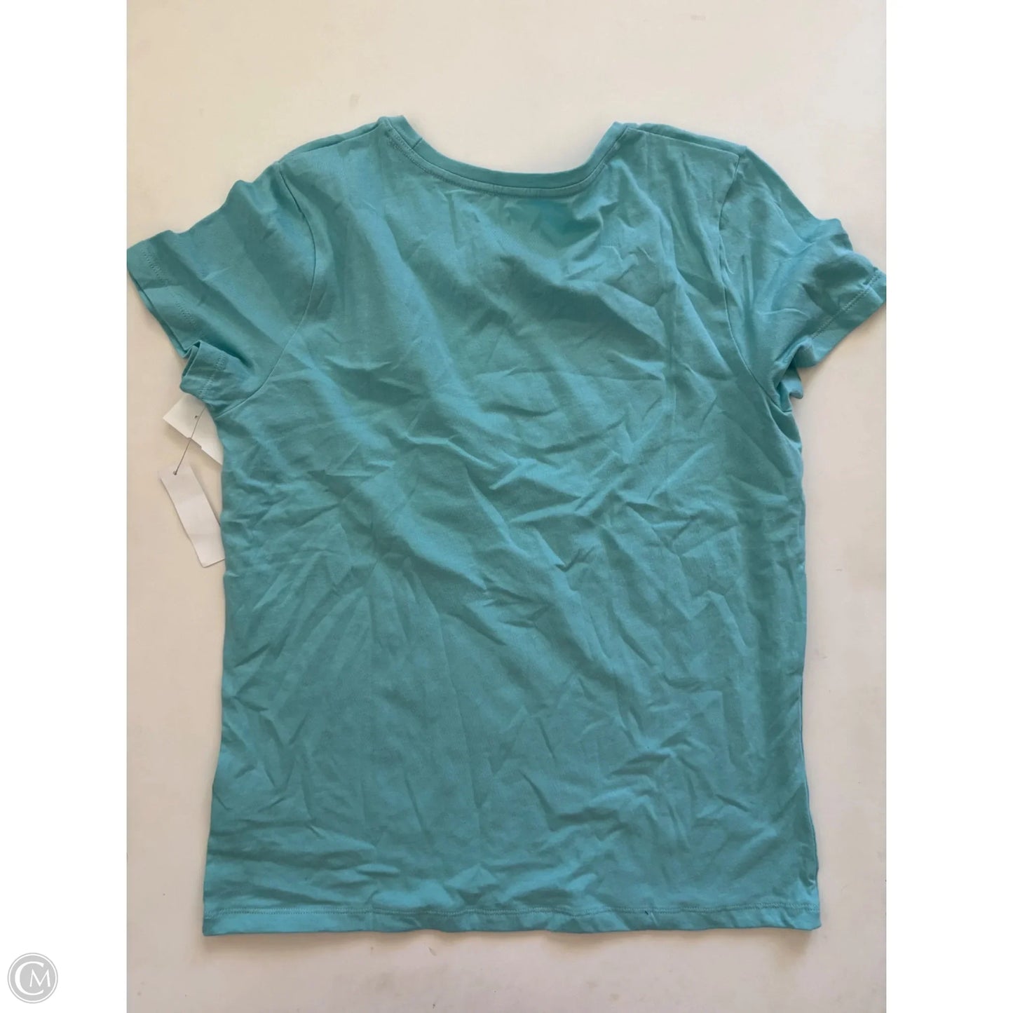 Top Short Sleeve By Time And Tru In Blue, Size: M