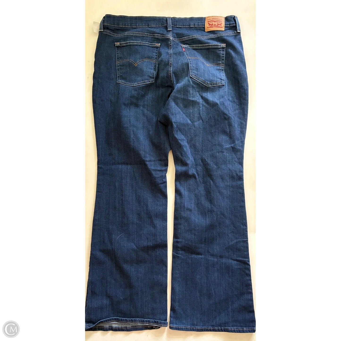 Jeans Flared By Levis In Blue, Size: 20