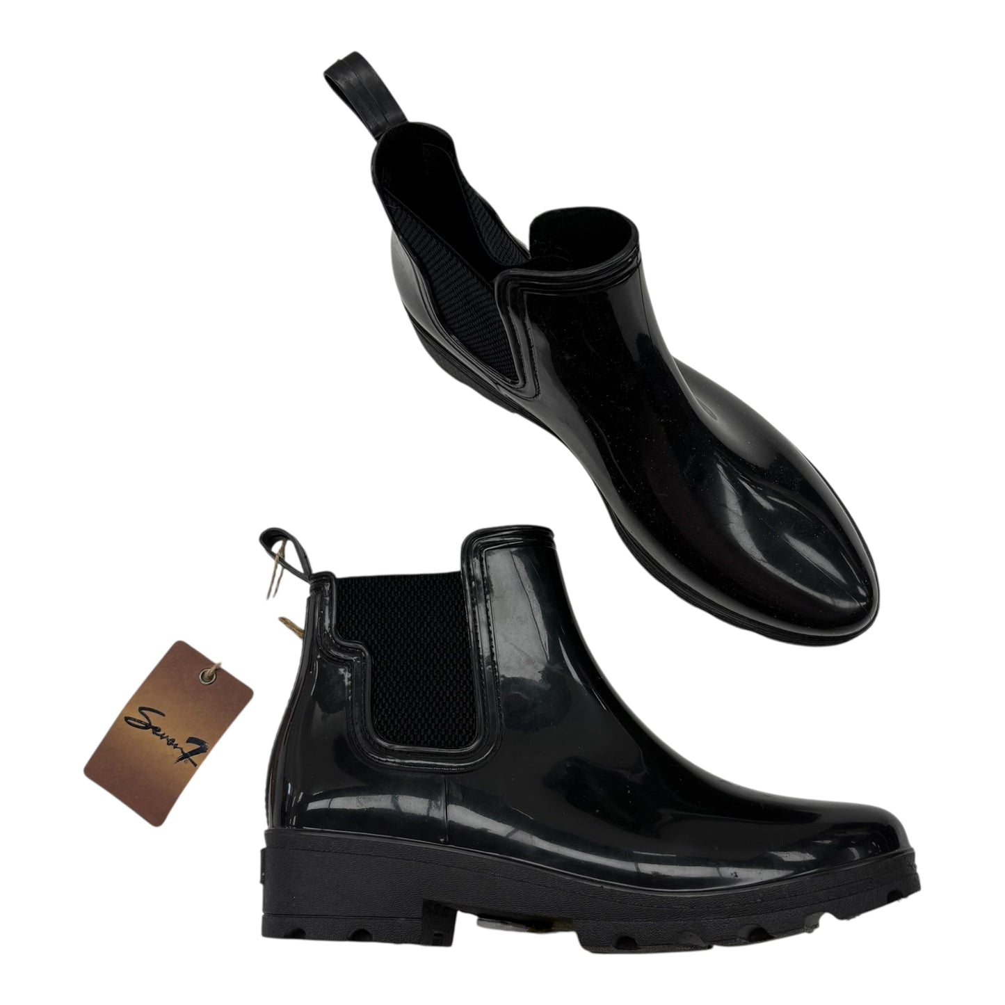 Boots Ankle Flats By Seven 7 In Black, Size:11