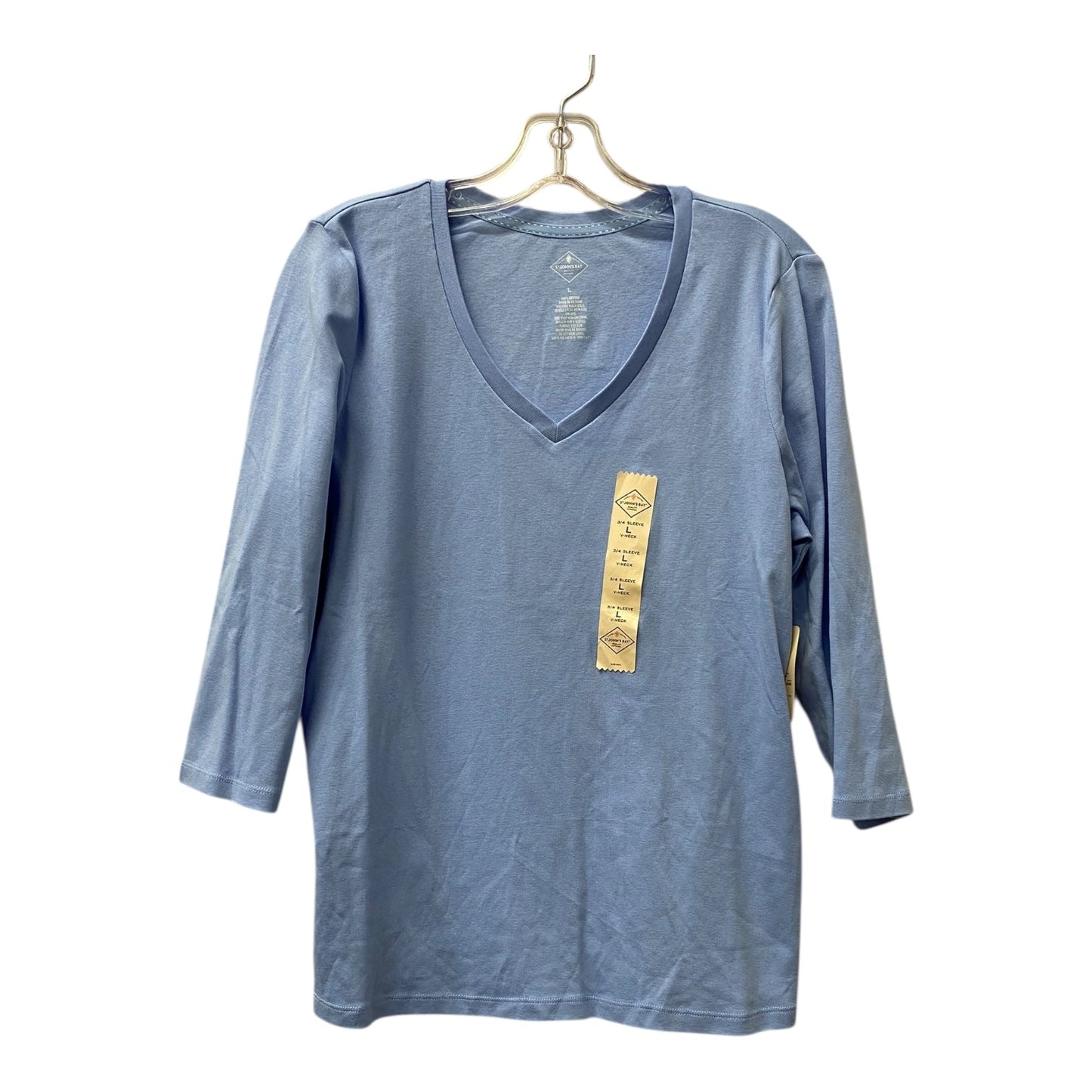 Top Ls Basic By St Johns Bay In Blue, Size:L