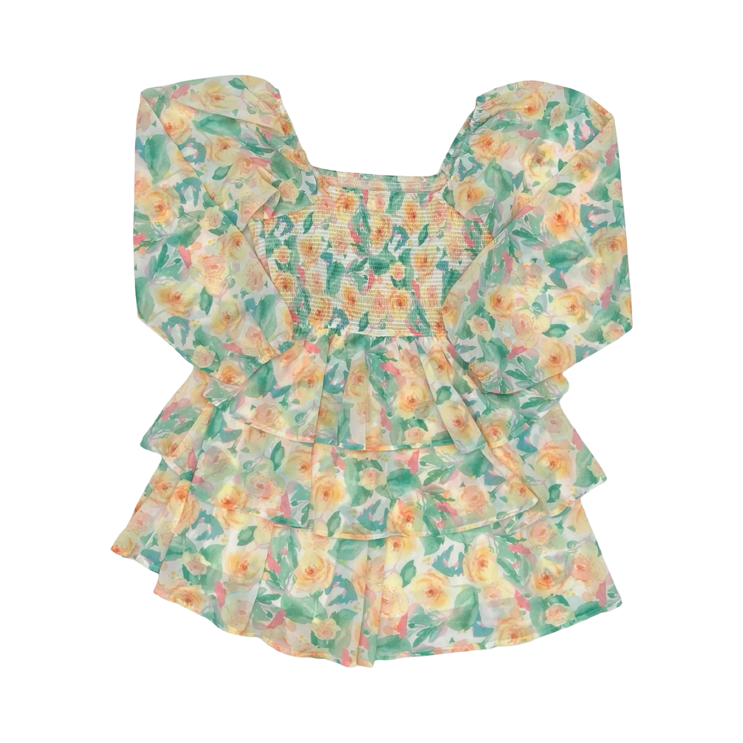 Dress Party Short By Clothes Mentor In Green & Orange, Size:Xl