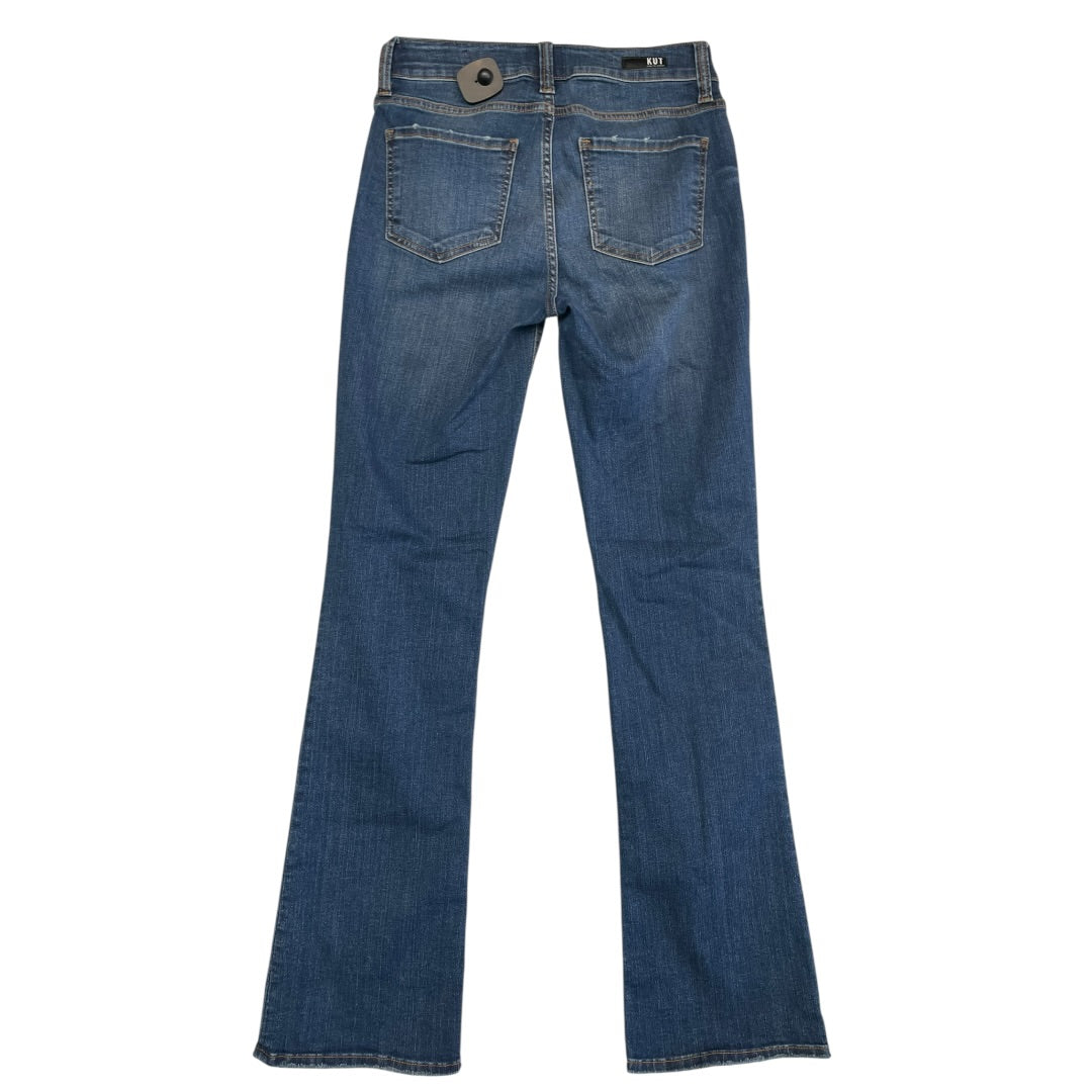 Jeans Boot Cut By Kut In Blue Denim, Size:2
