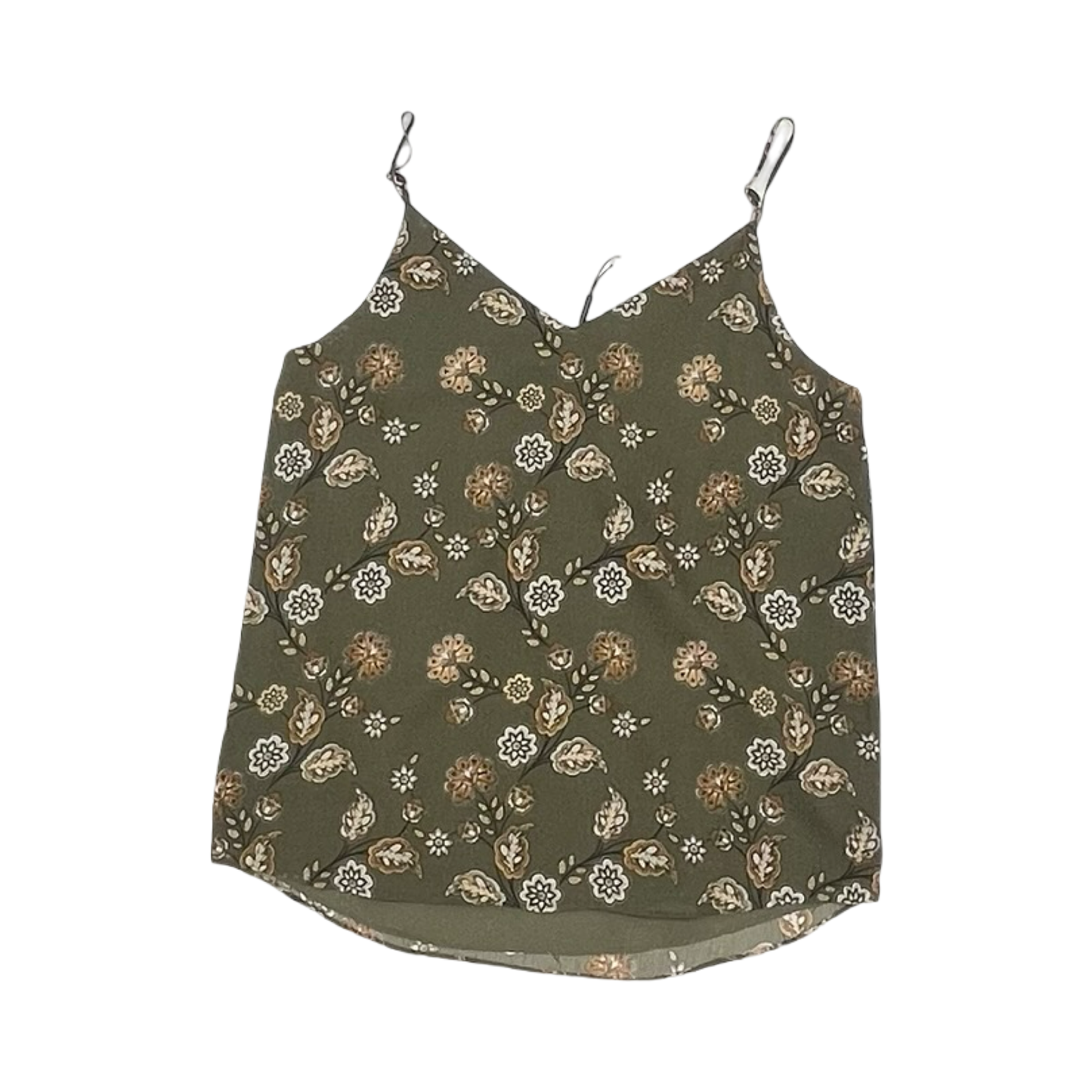 Blouse Sleeveless By Calvin Klein In Green, Size:S