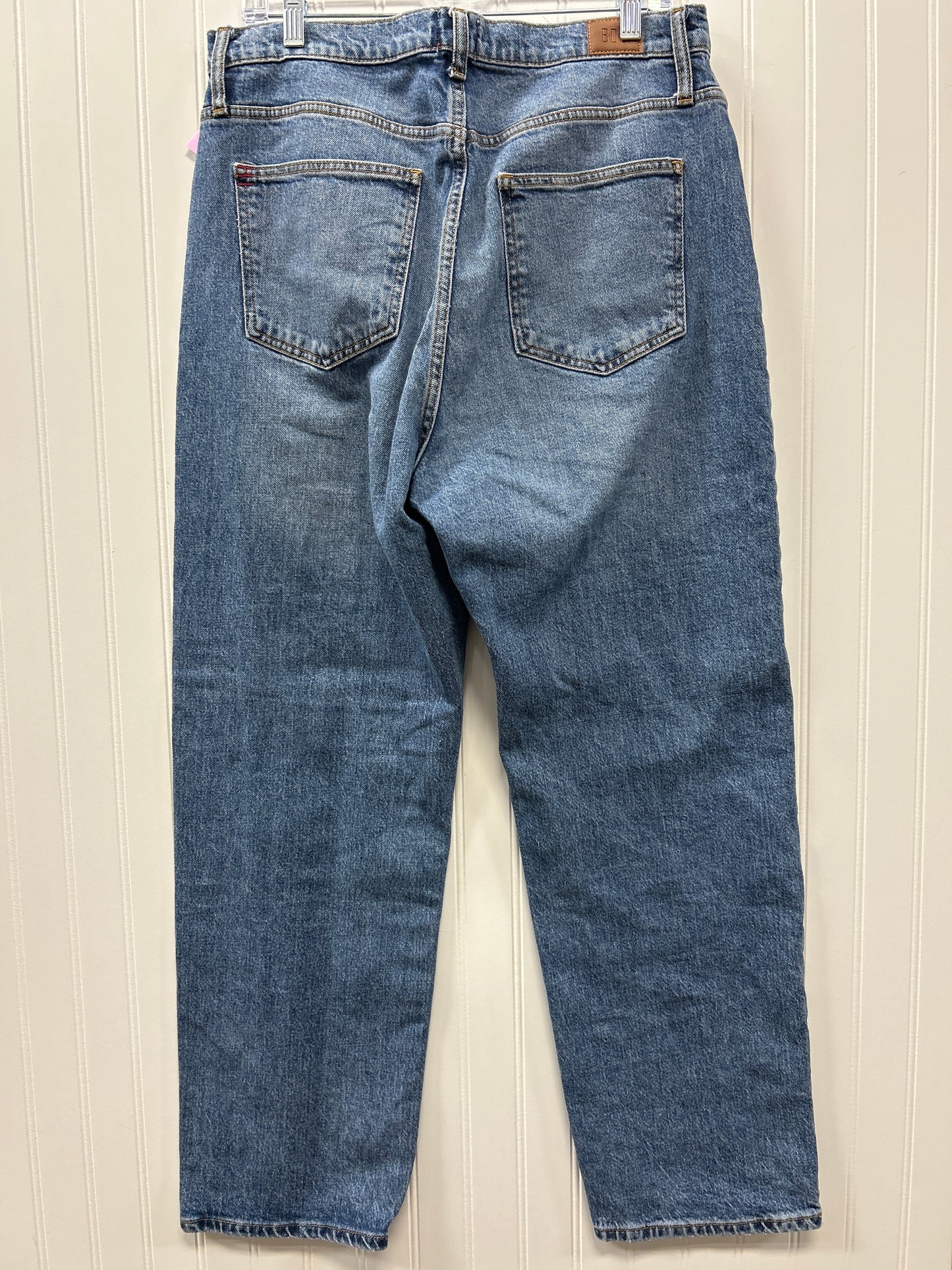 Jeans Straight By Bdg In Blue Denim, Size:14