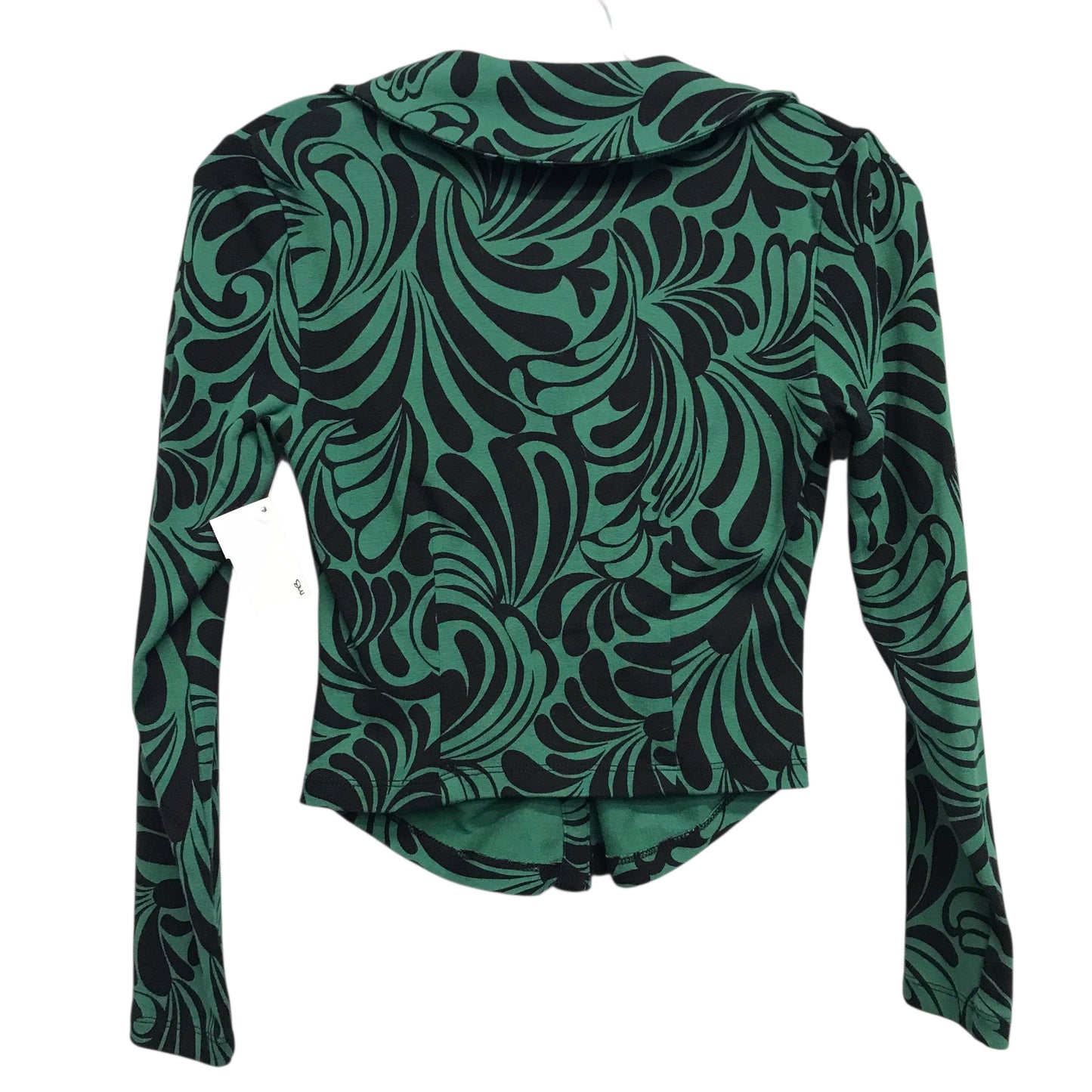 Top Ls By Maeve In Black & Green, Size:Xsp