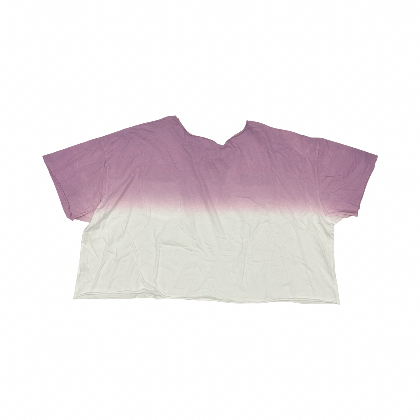 Top Ss By Sew In Love In Purple & White, Size:1X