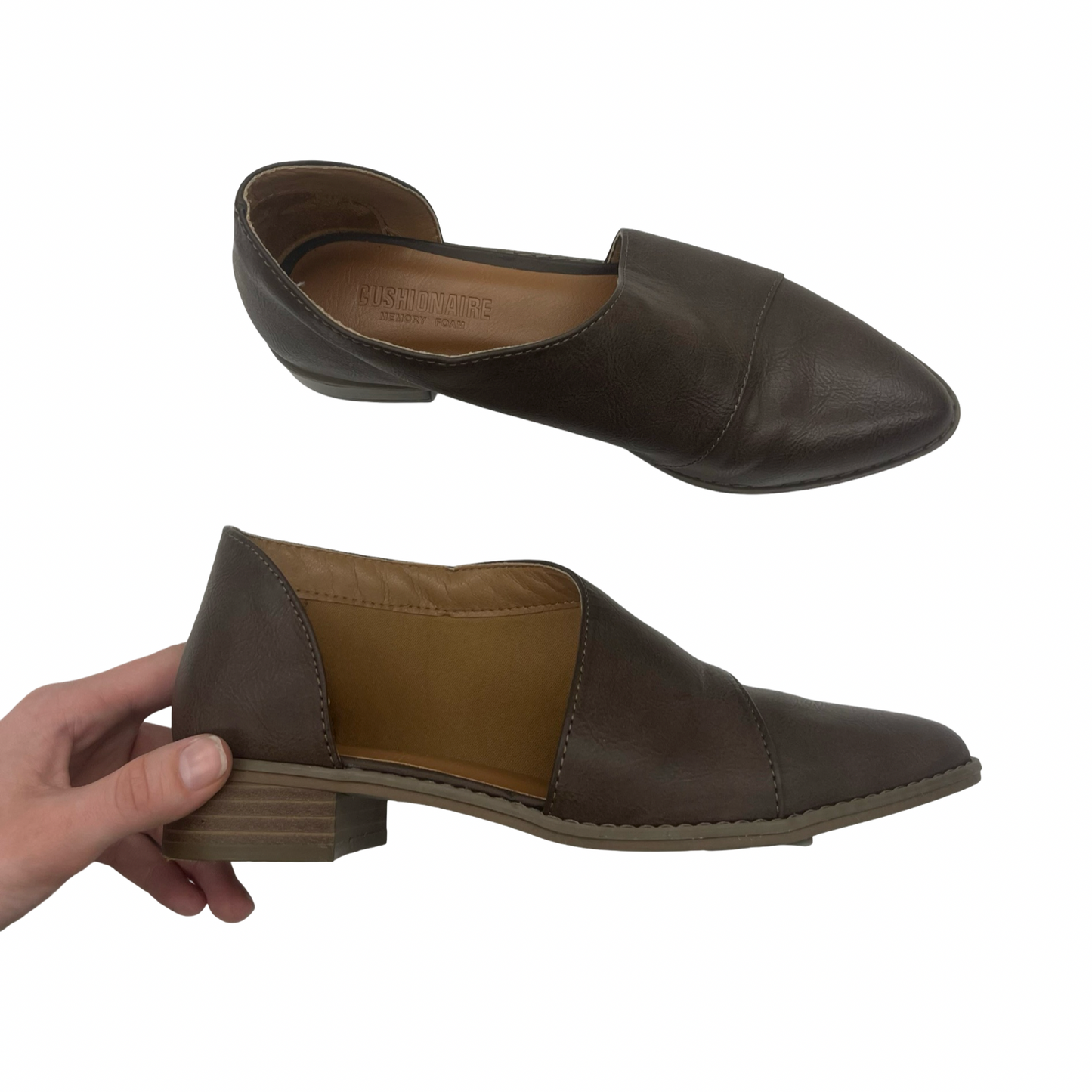Shoes Flats By Cushionaire In Brown, Size:6.5