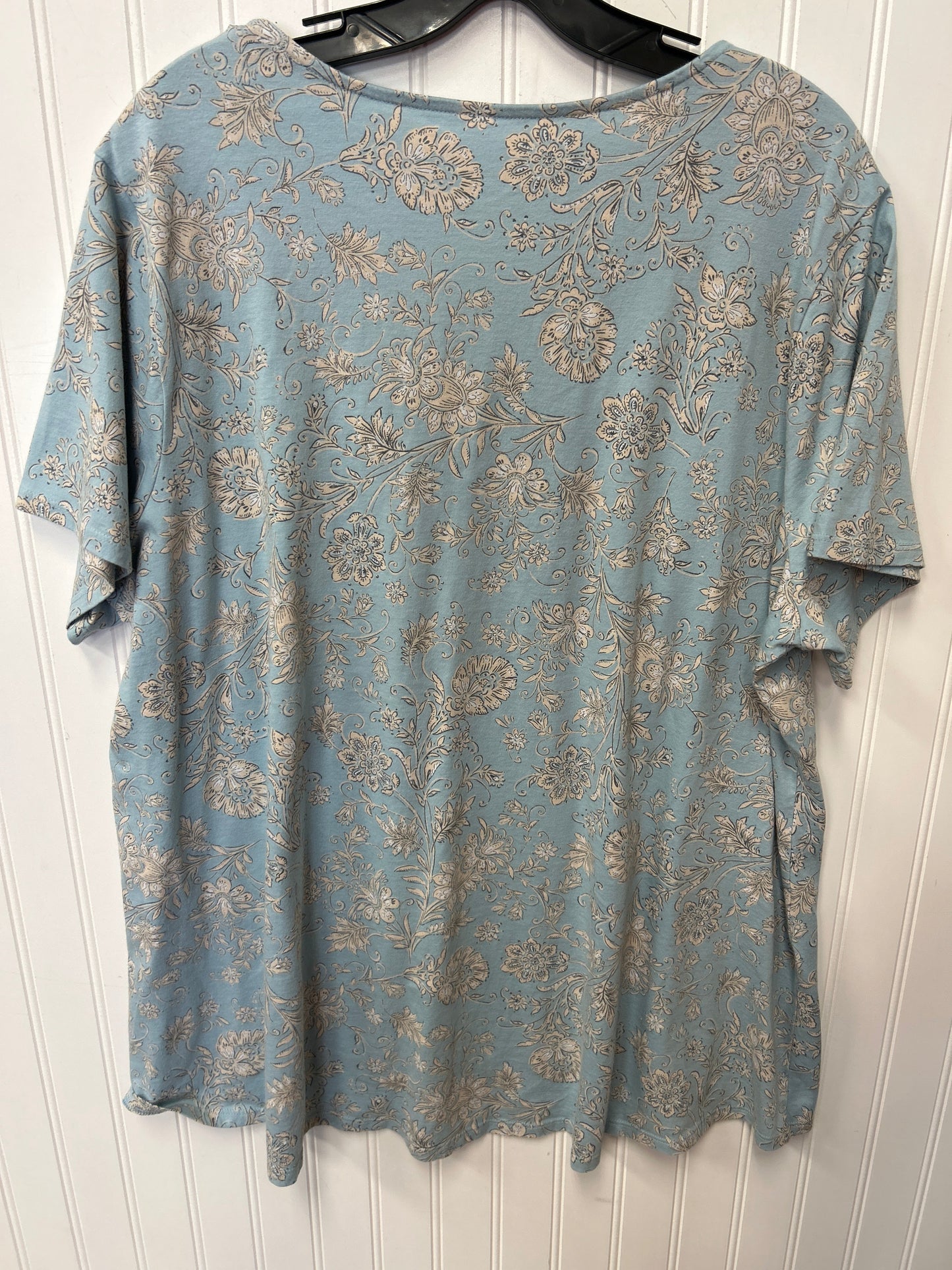Top Ss By J. Jill In Blue, Size:2X