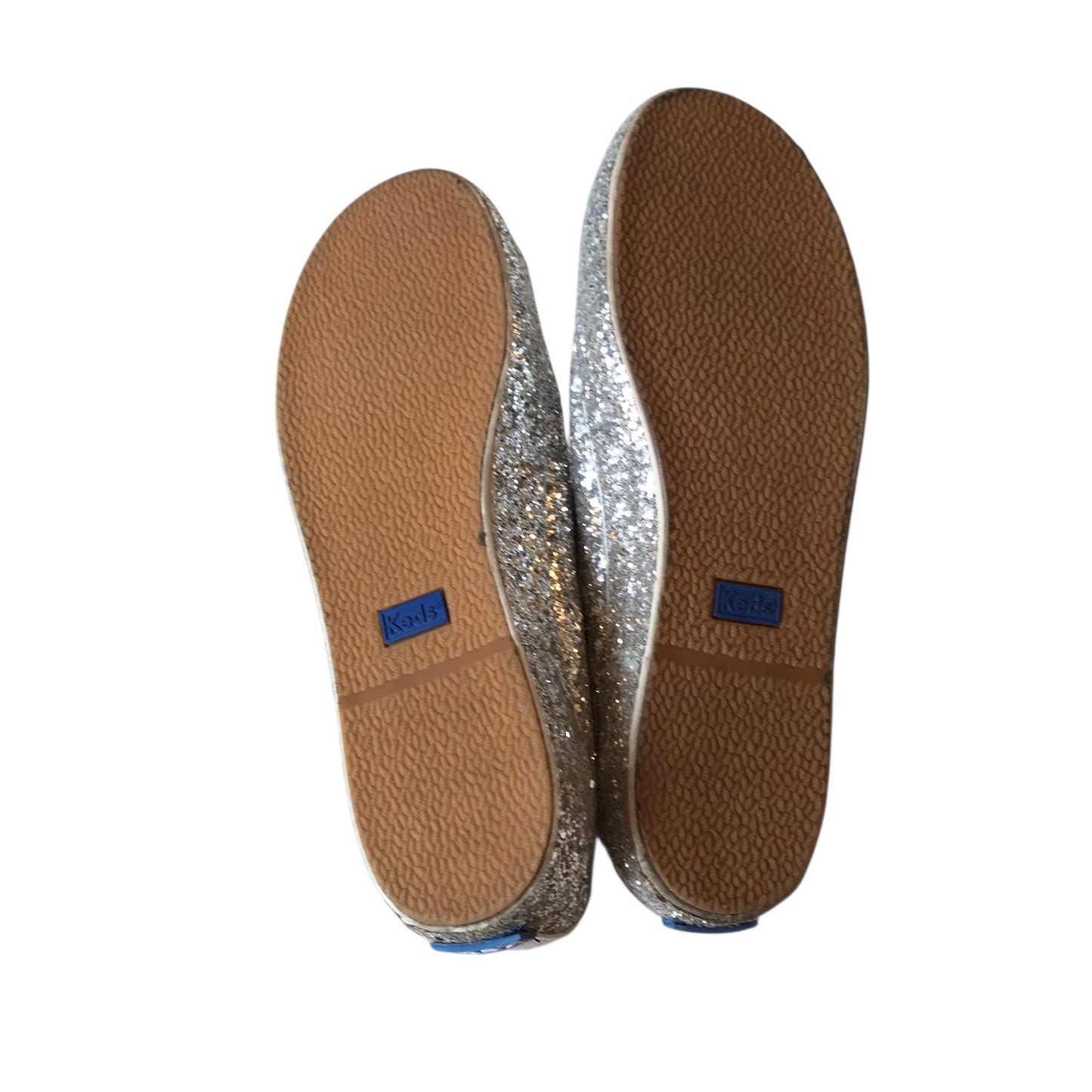 Shoes Sneakers By Keds In Silver, Size:7