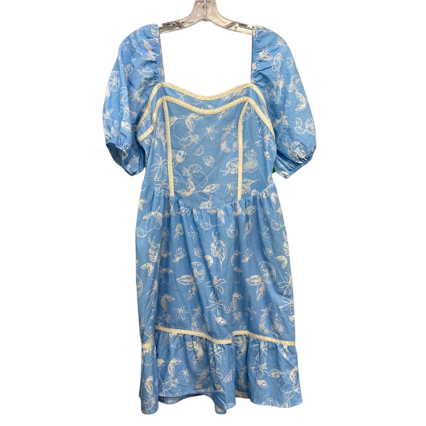 Dress Casual Midi By Baltic Born In Blue & White, Size:M