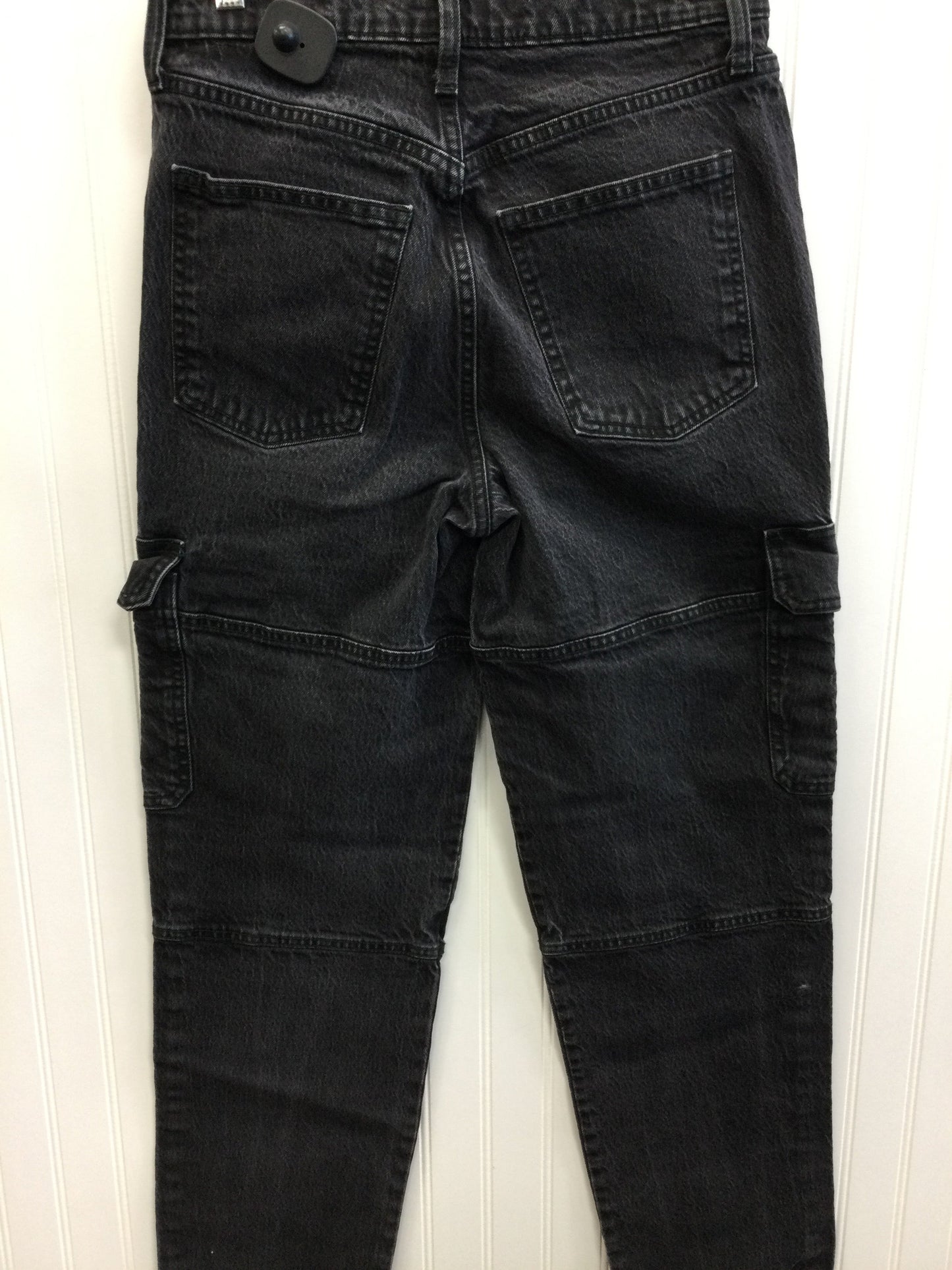 Jeans Straight By Universal Thread In Black Denim, Size:10