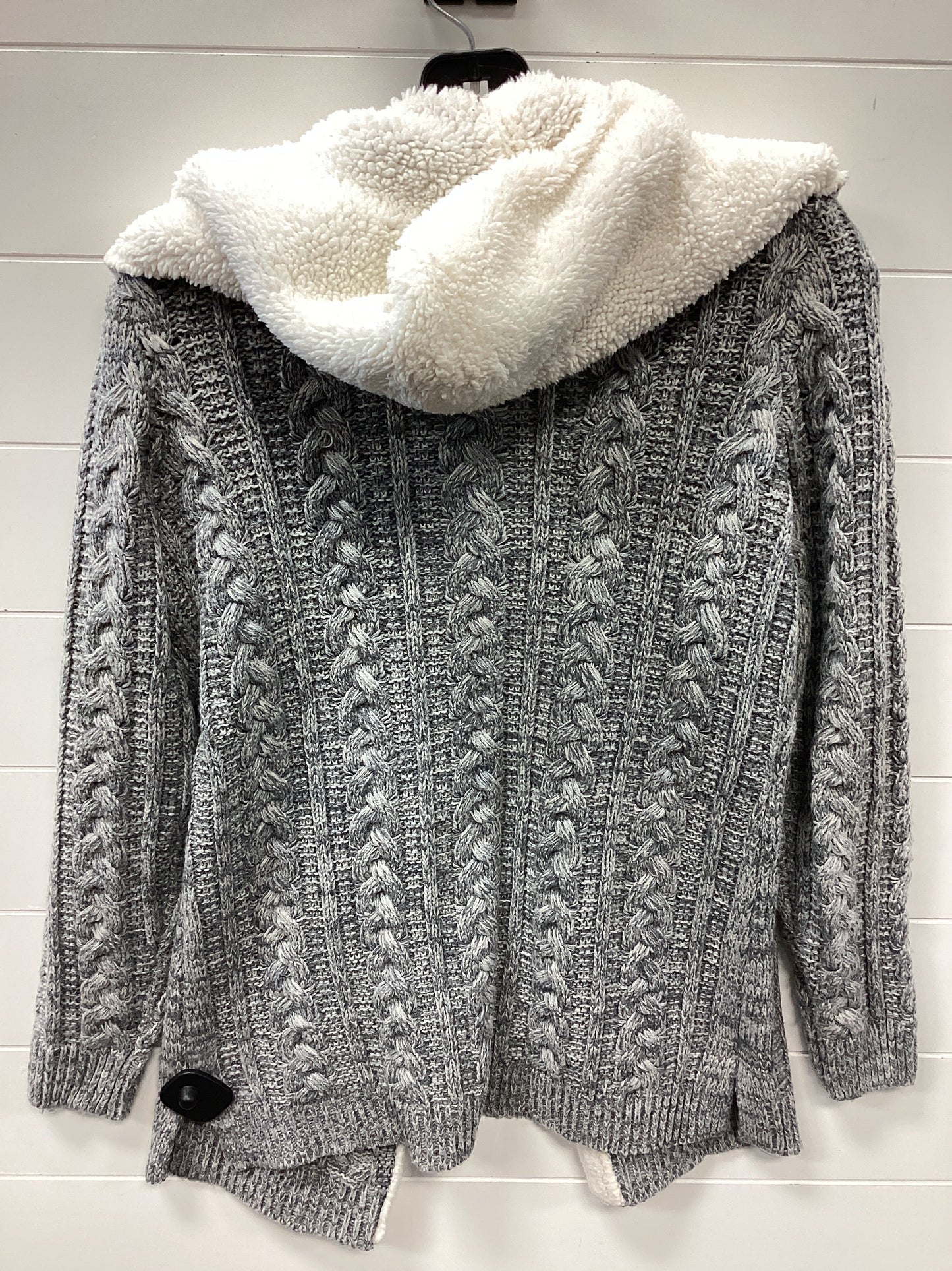 Sweater Cardigan By Cmc In Grey, Size:M