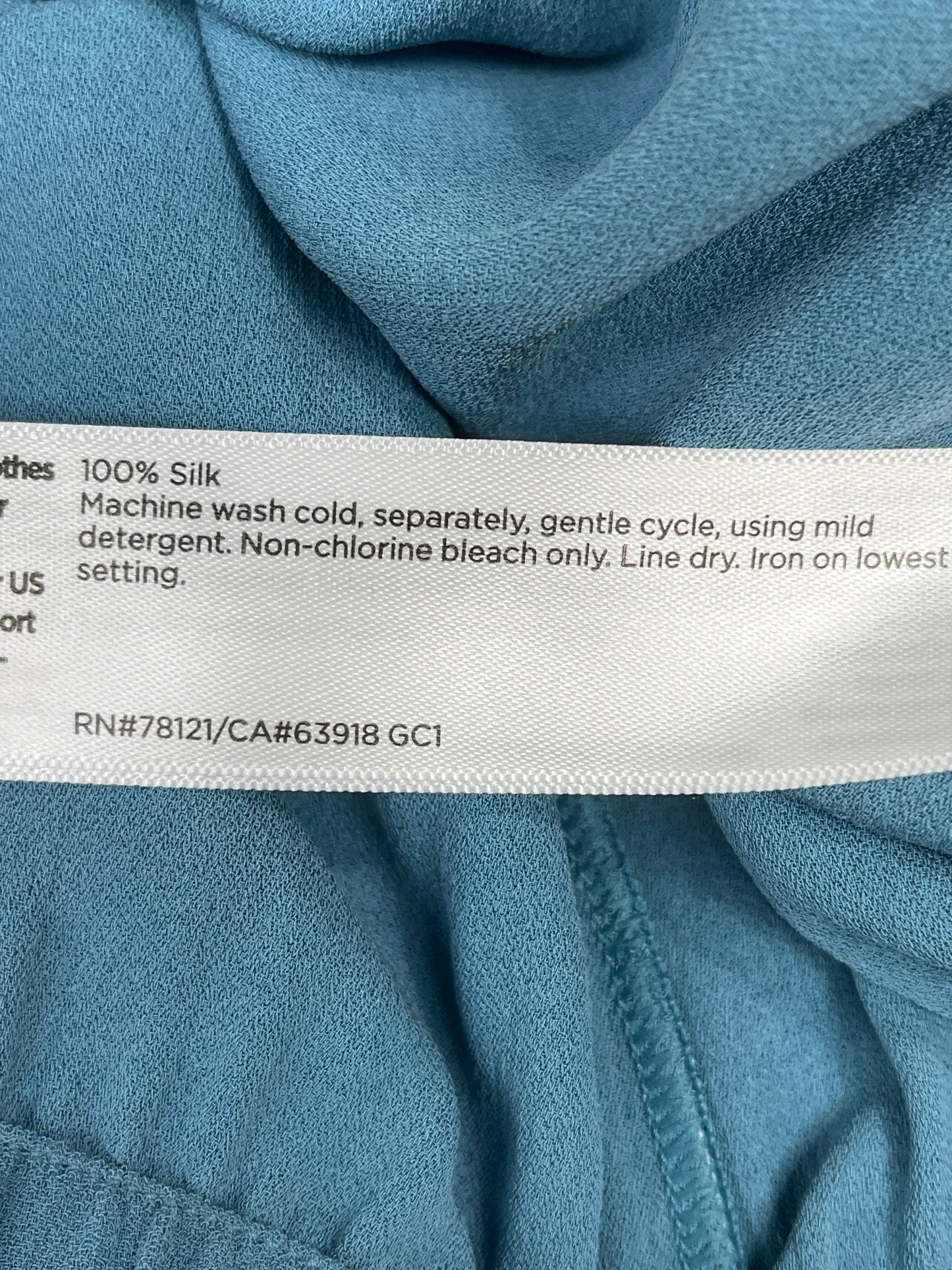 Pants Wide Leg By Eileen Fisher In Blue, Size: 0
