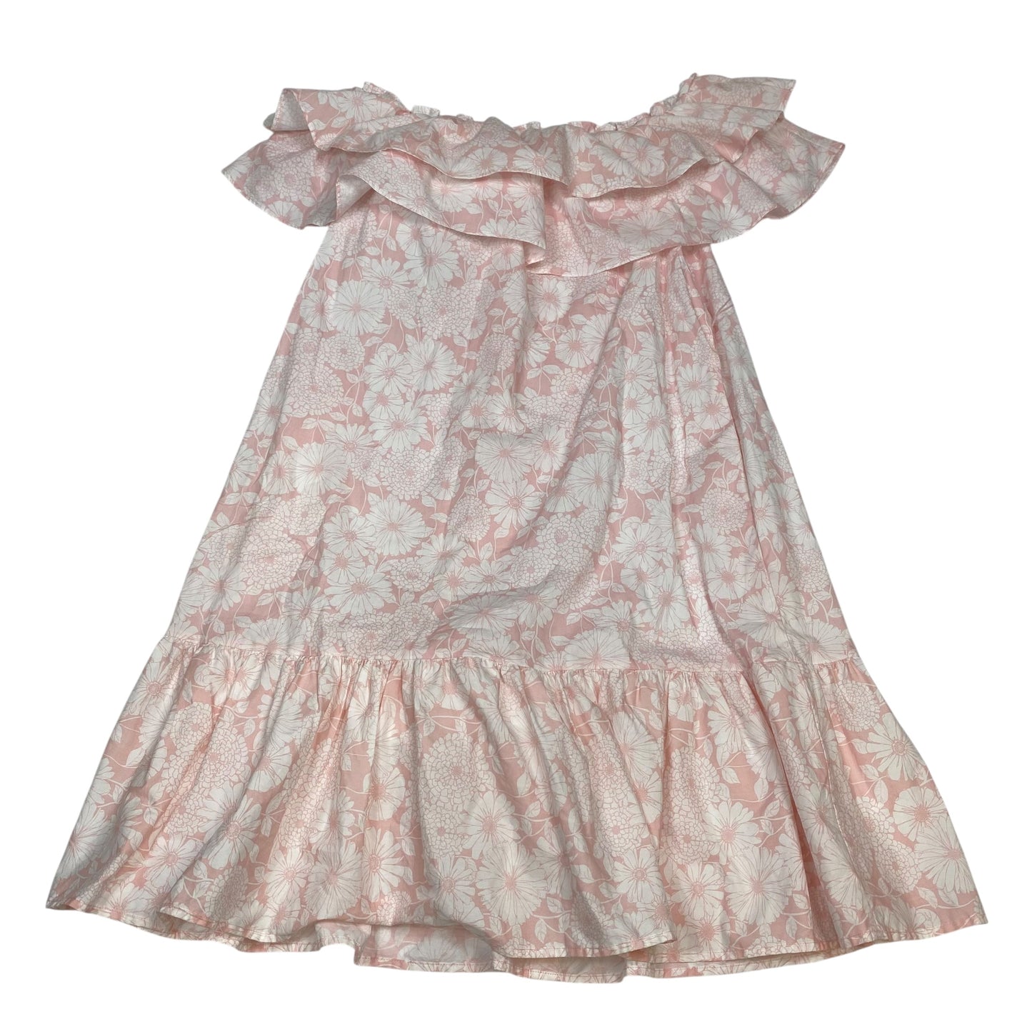 Dress Designer By Lisa Marie Fernandez In Pink & White, Size:M