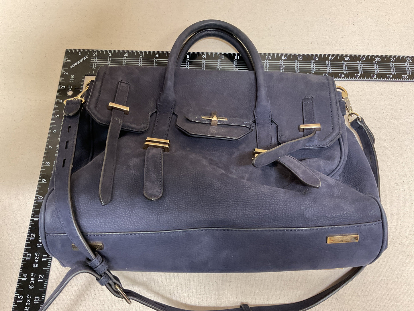 Handbag Designer By Rebecca Minkoff In Blue, Size:Large