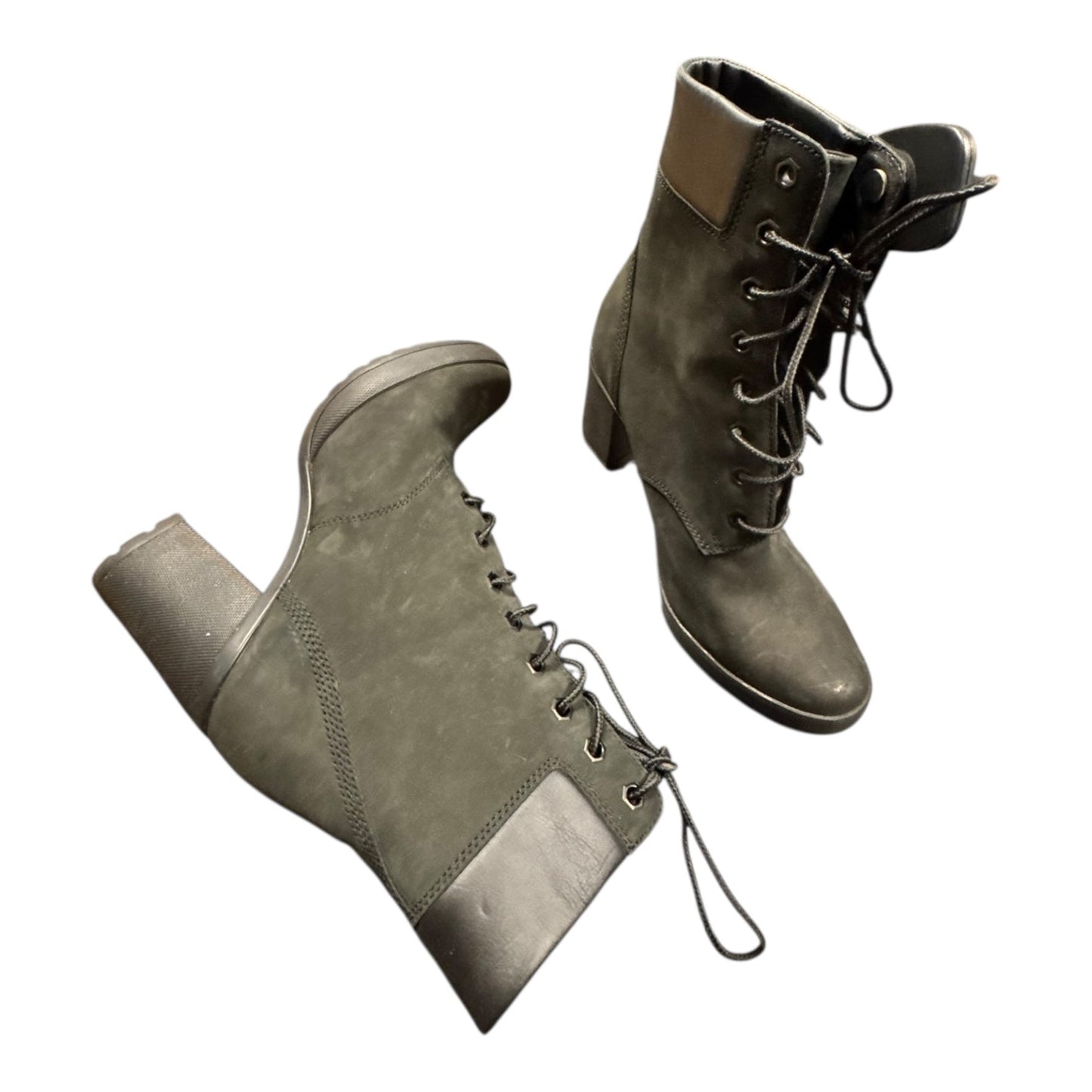 Boots Ankle Heels By Timberland In Black, Size:7