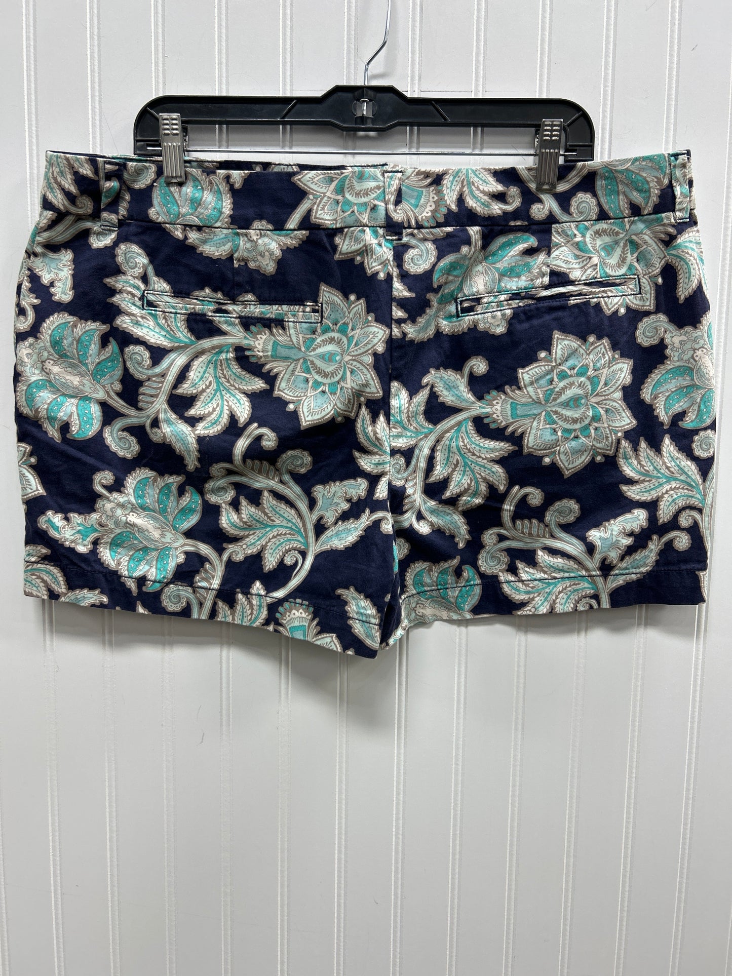 Shorts By Ann Taylor In Floral Print, Size:16