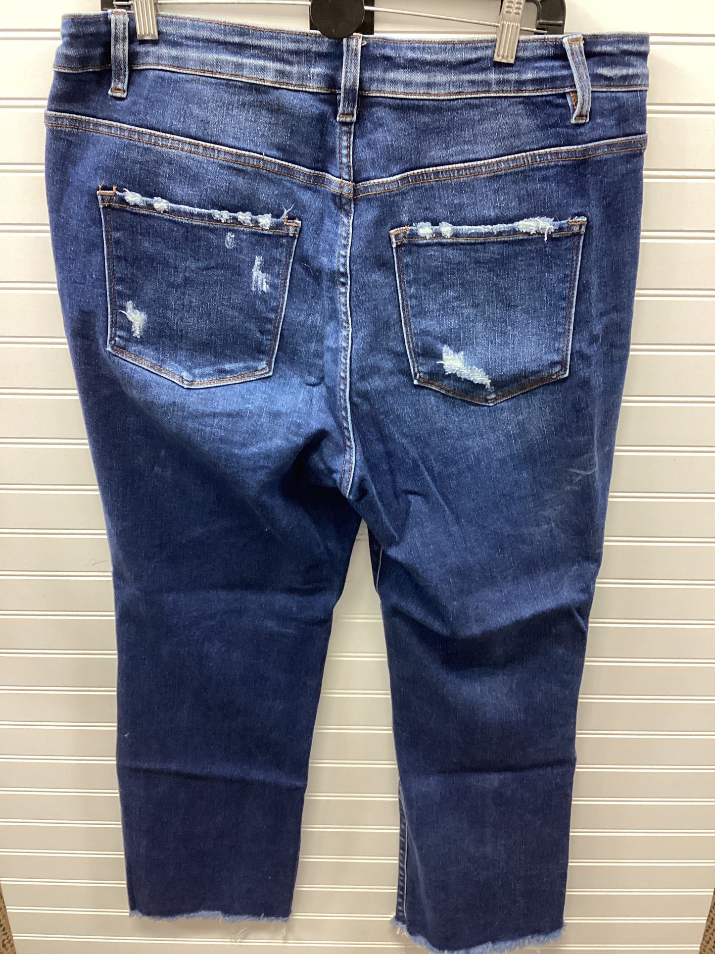 Jeans Boot Cut By Vervet In Blue Denim, Size:14