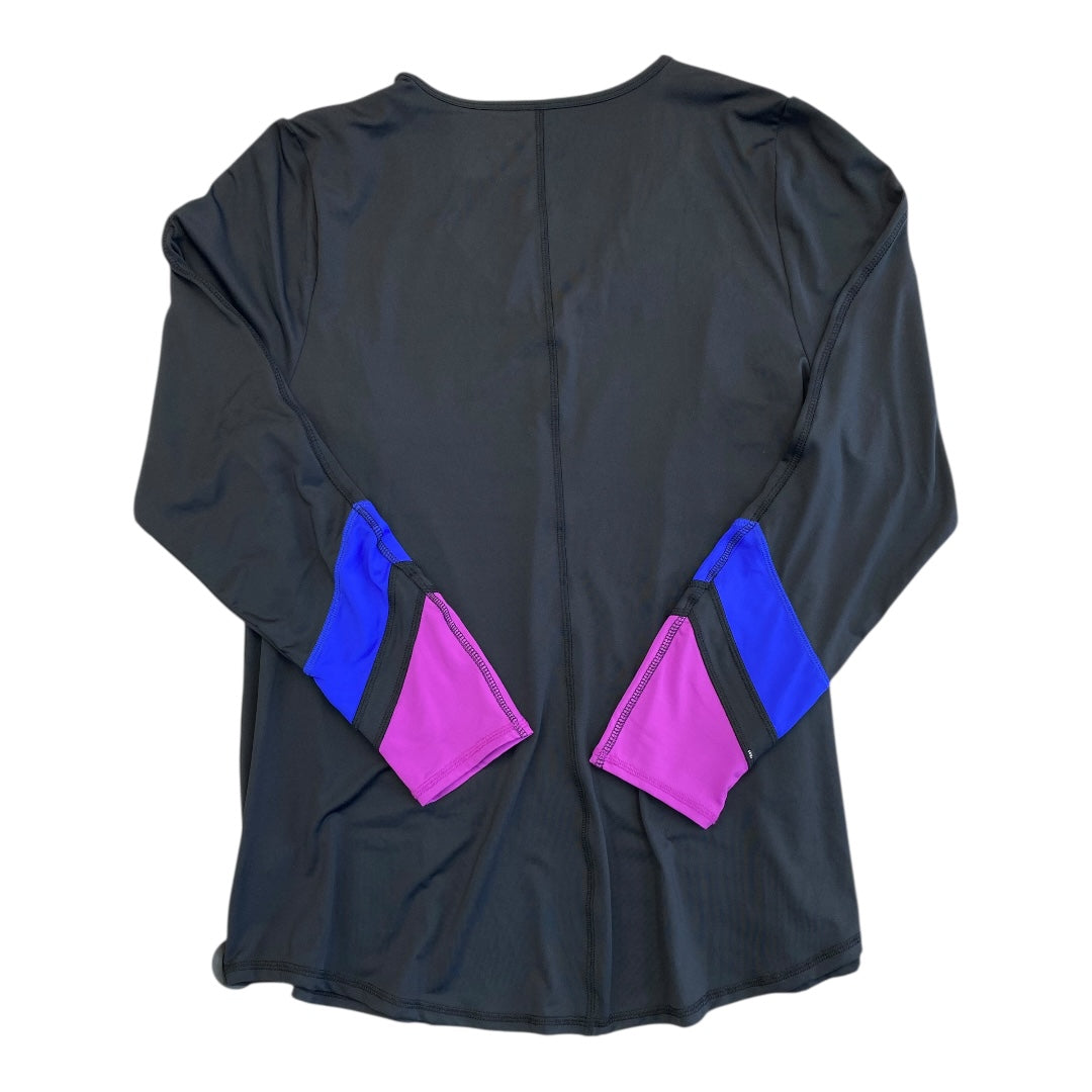 Athletic Top Ls Crewneck By Livi Active In Multi, Size:1X