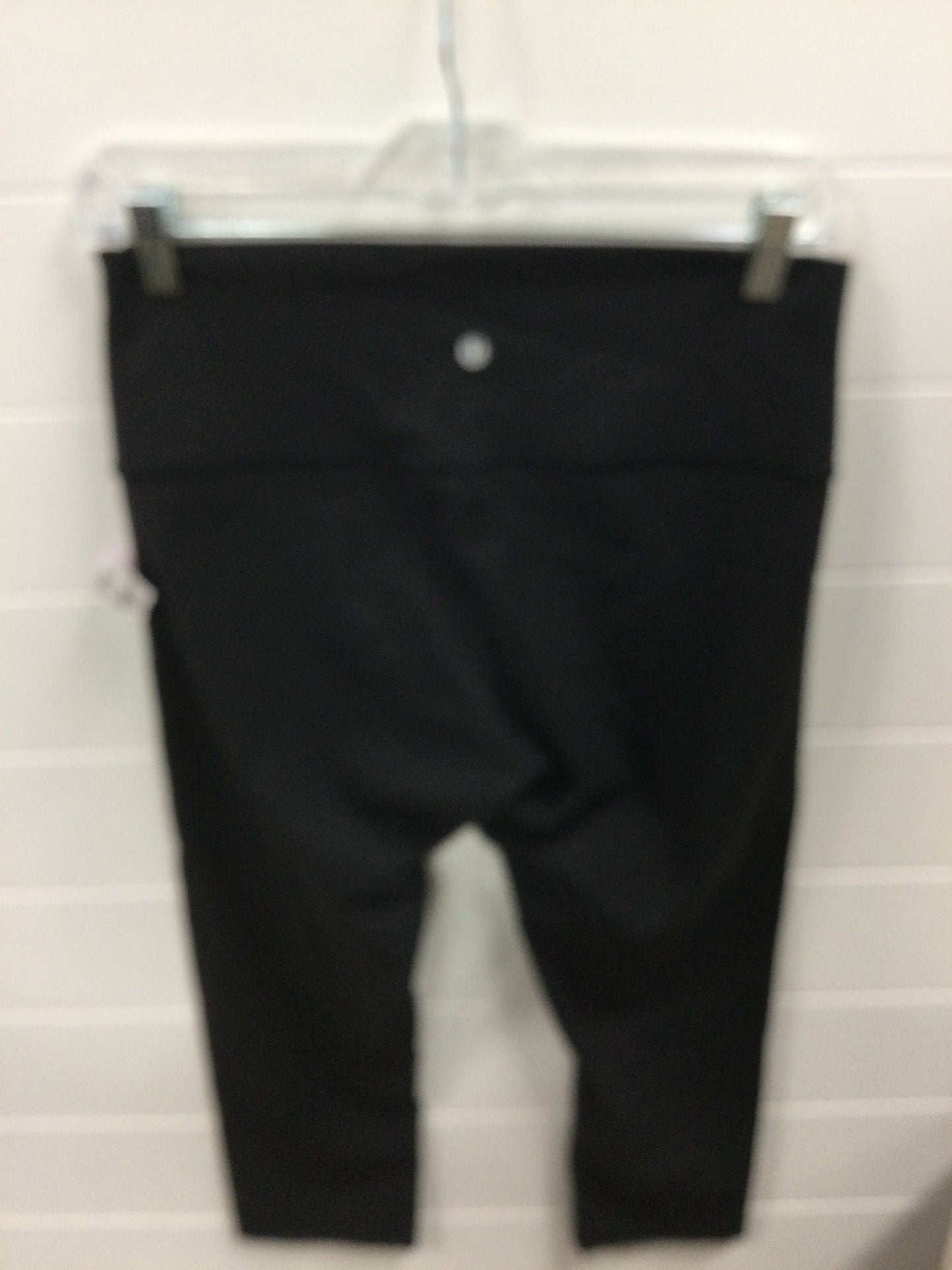 Athletic Leggings Capris By Lululemon In Black, Size:12